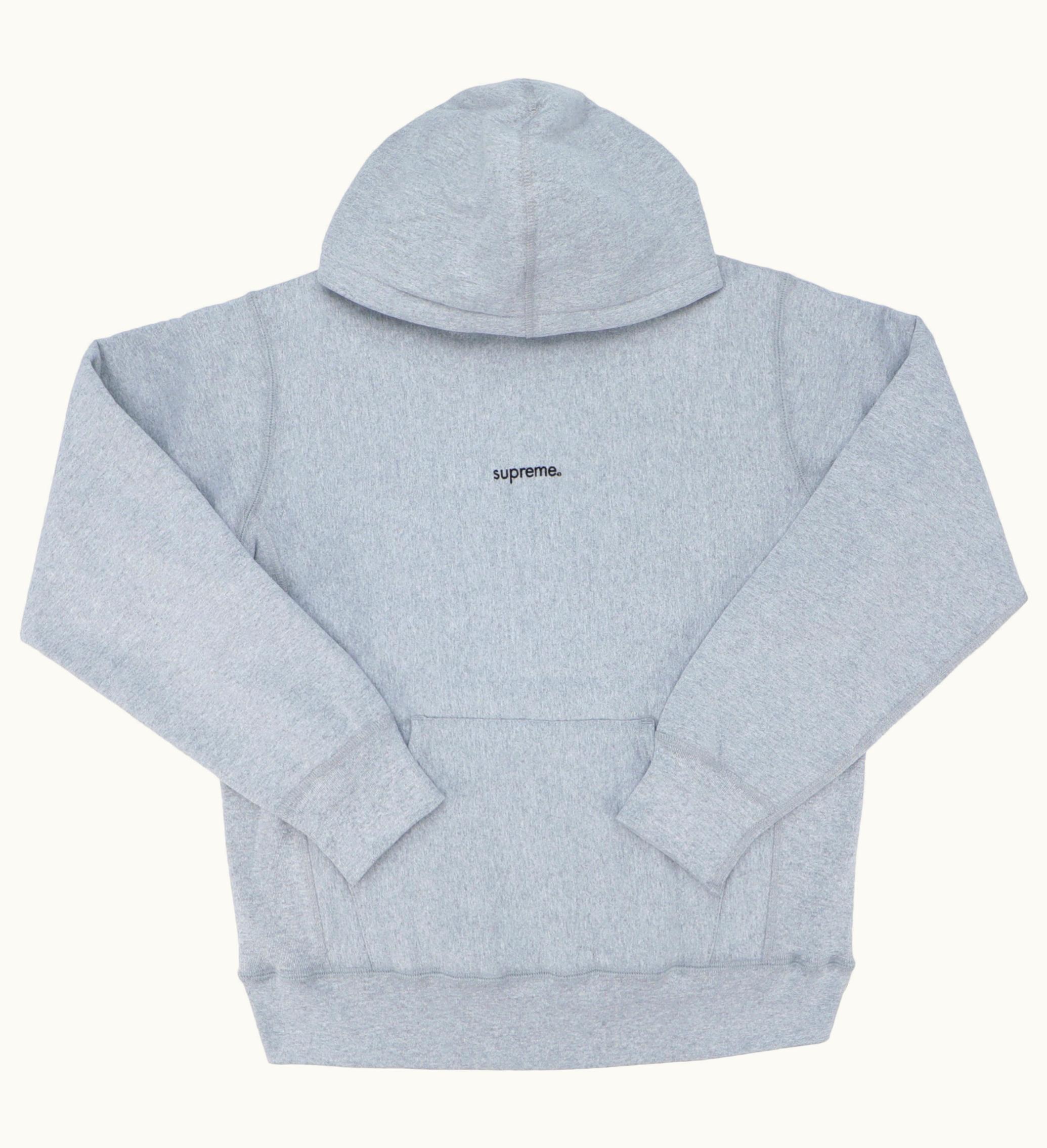Supreme Supreme Trademark Hooded Sweatshirt Heather Grey