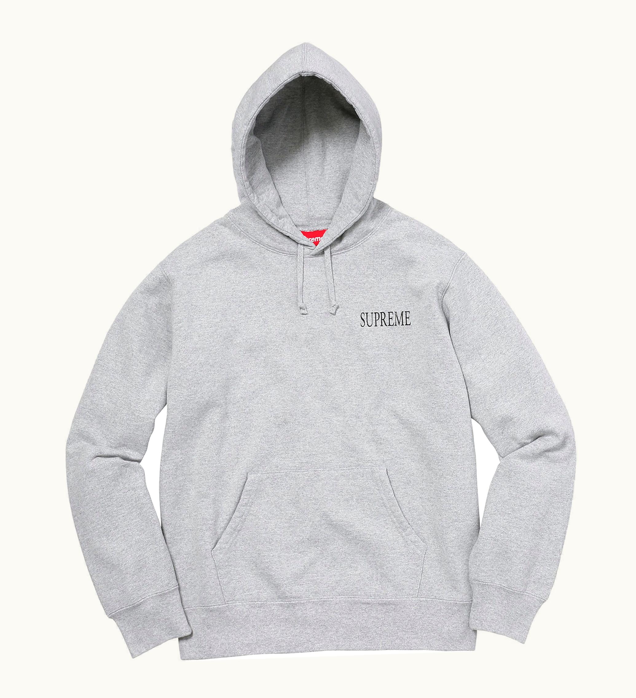 Supreme Supreme Decline Hooded Sweatshirt Heather Grey