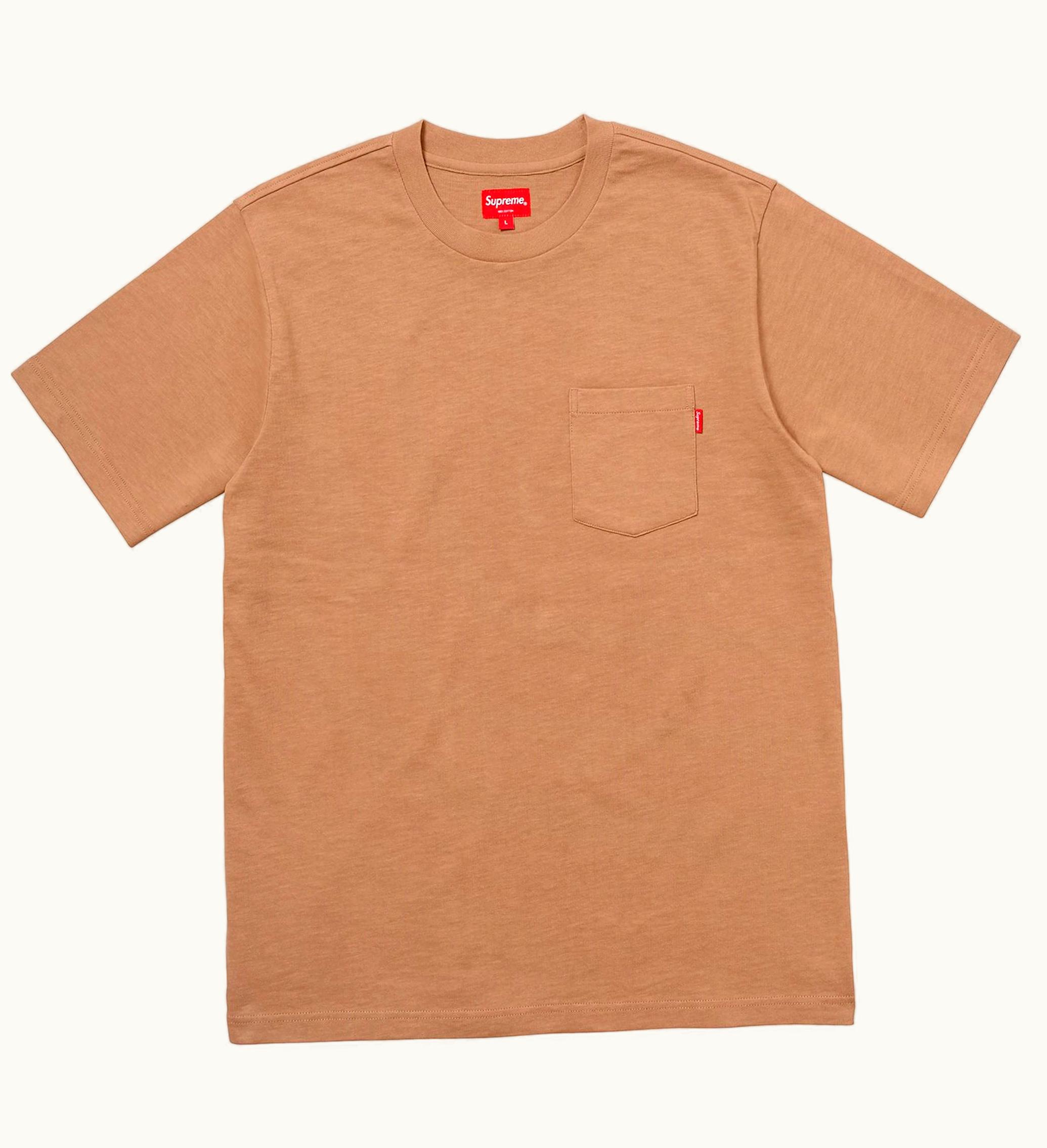 Supreme Supreme Pocket Tee Light Brown