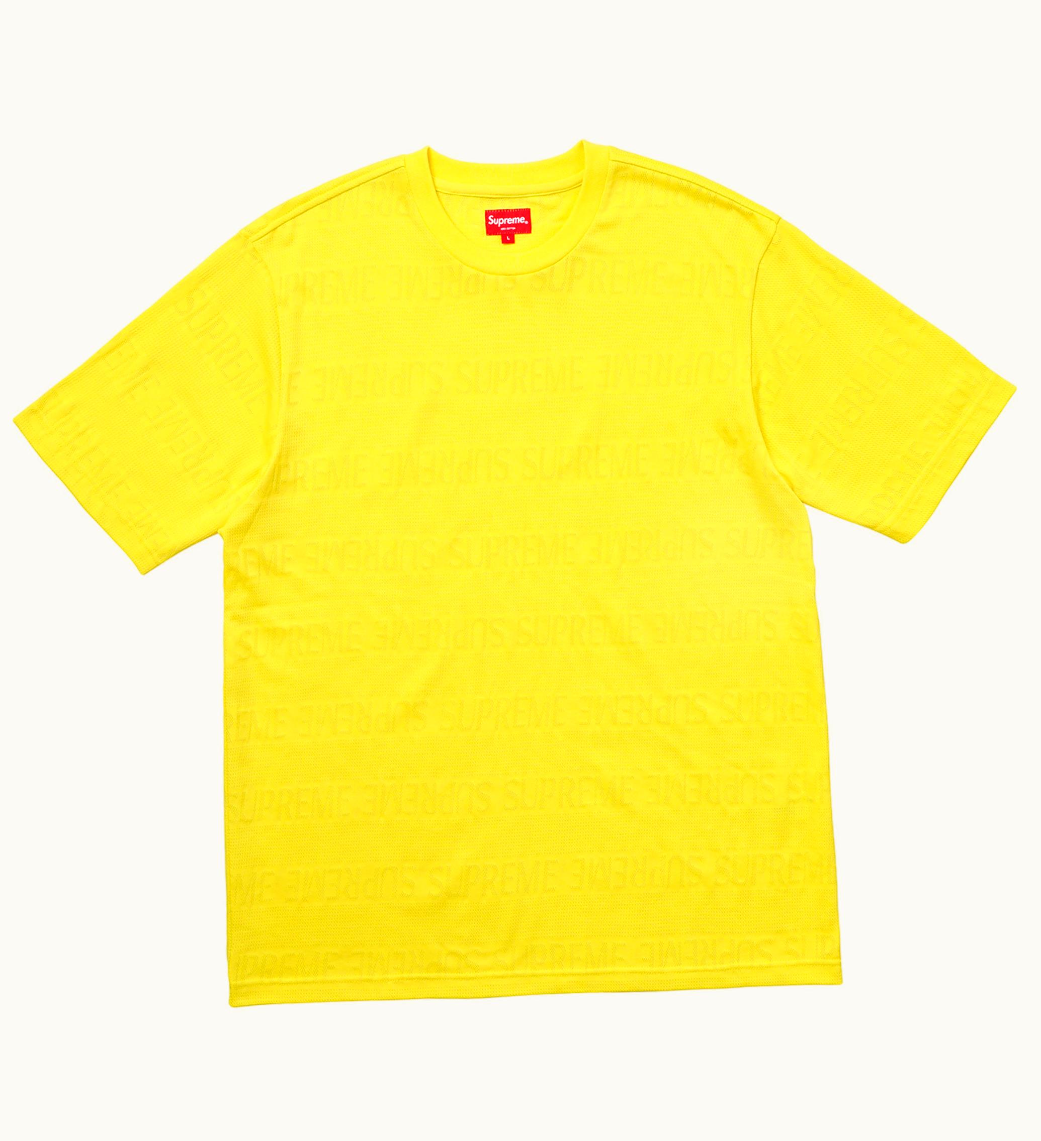 Supreme Supreme Mesh Stripe Top Bright Yellow