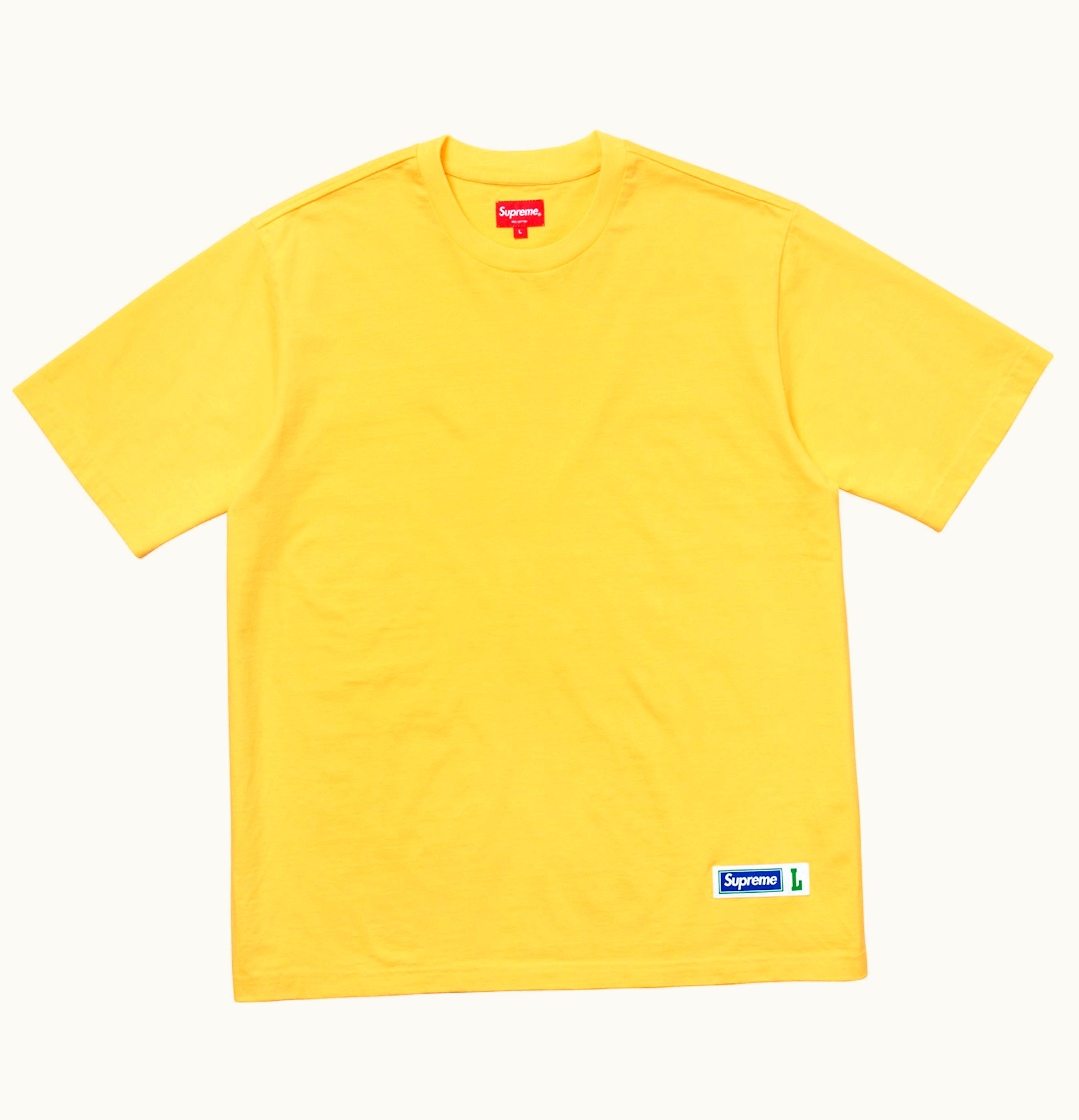 Supreme Supreme Athletic Label SS Top Yellow
