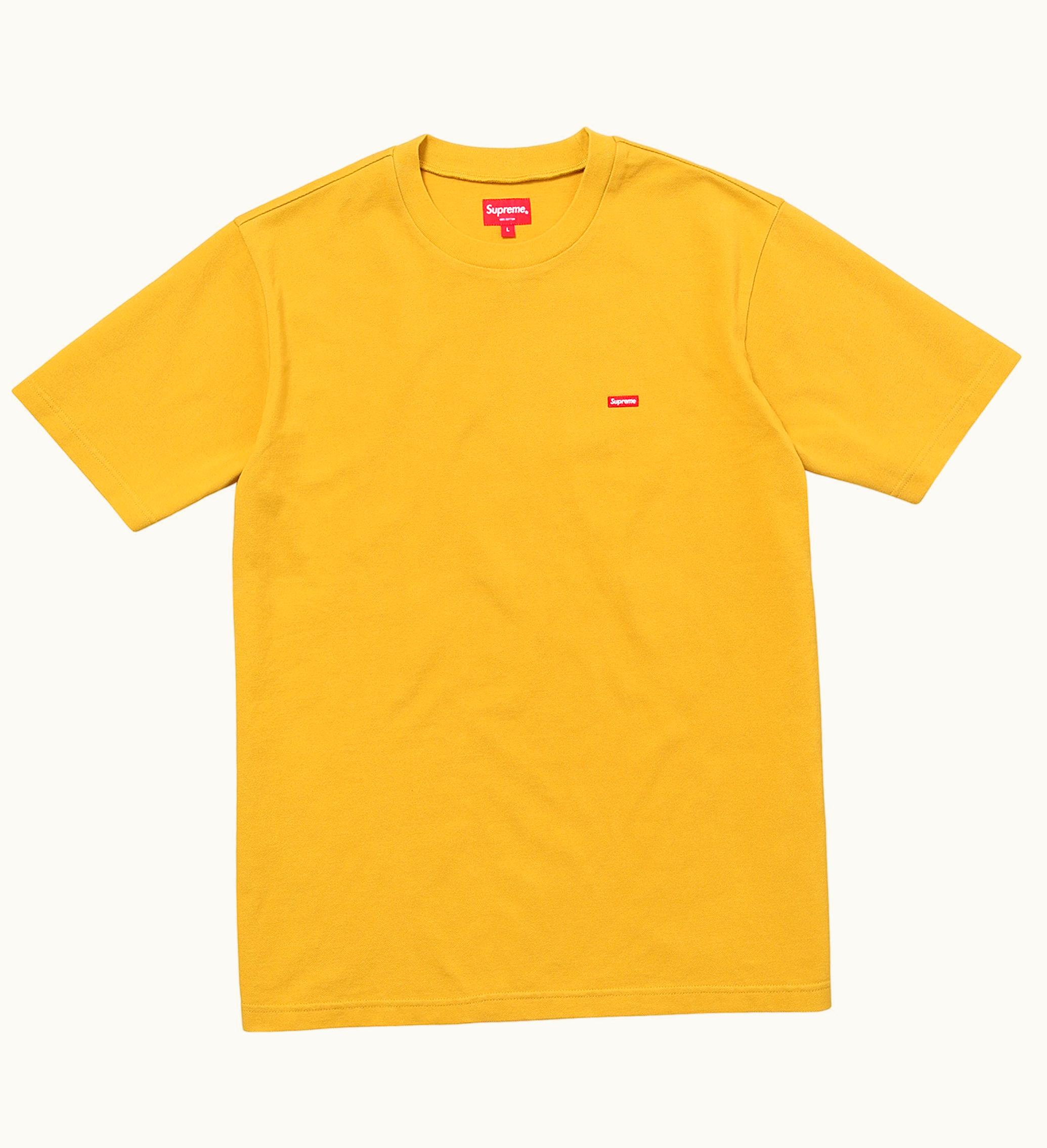 Supreme Supreme Small Box Pique Tee Dark Yellow