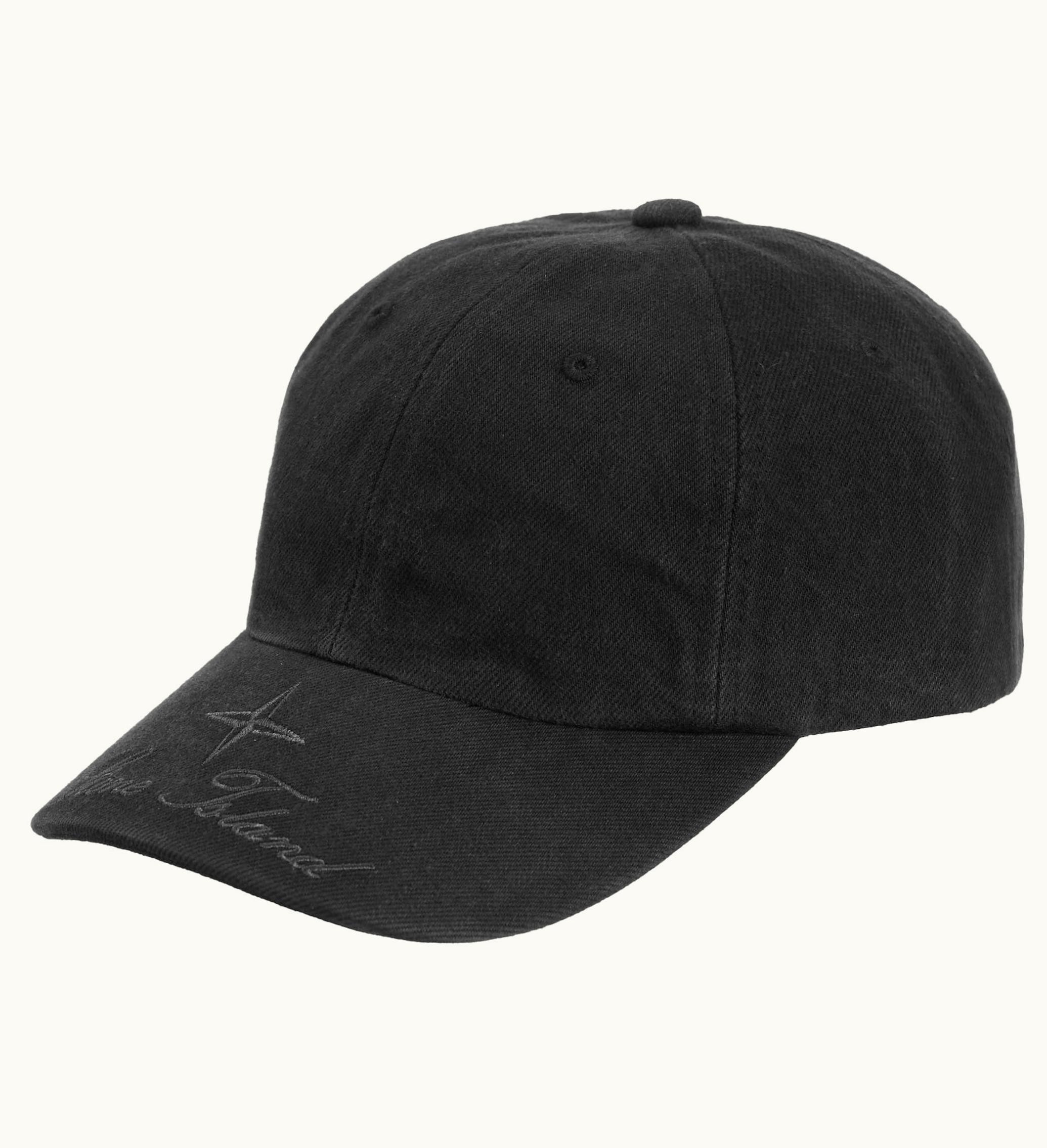 Supreme Supreme Stone Island Twill 6 Panel Black