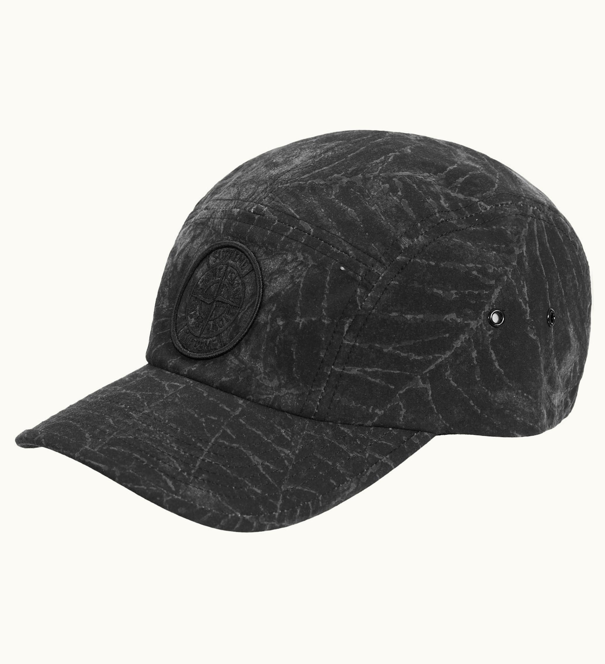 Supreme Supreme Stone Island Camp Cap FW23 Black