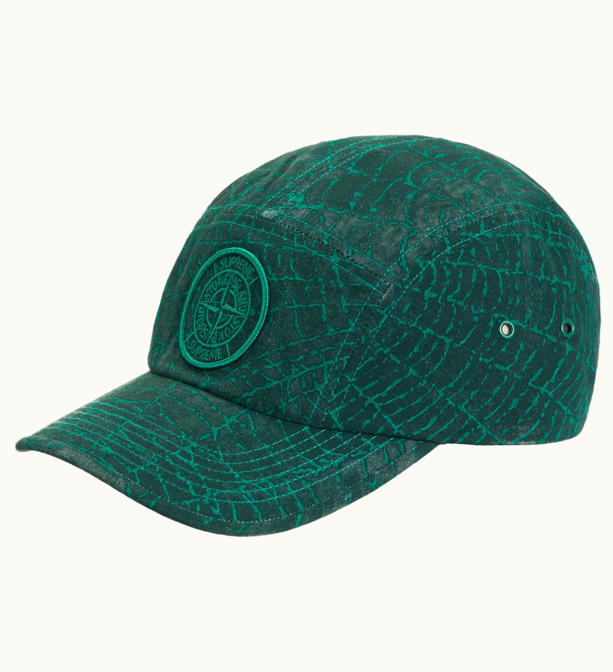 Supreme Supreme Stone Island Camp Cap FW23 Dark Teal