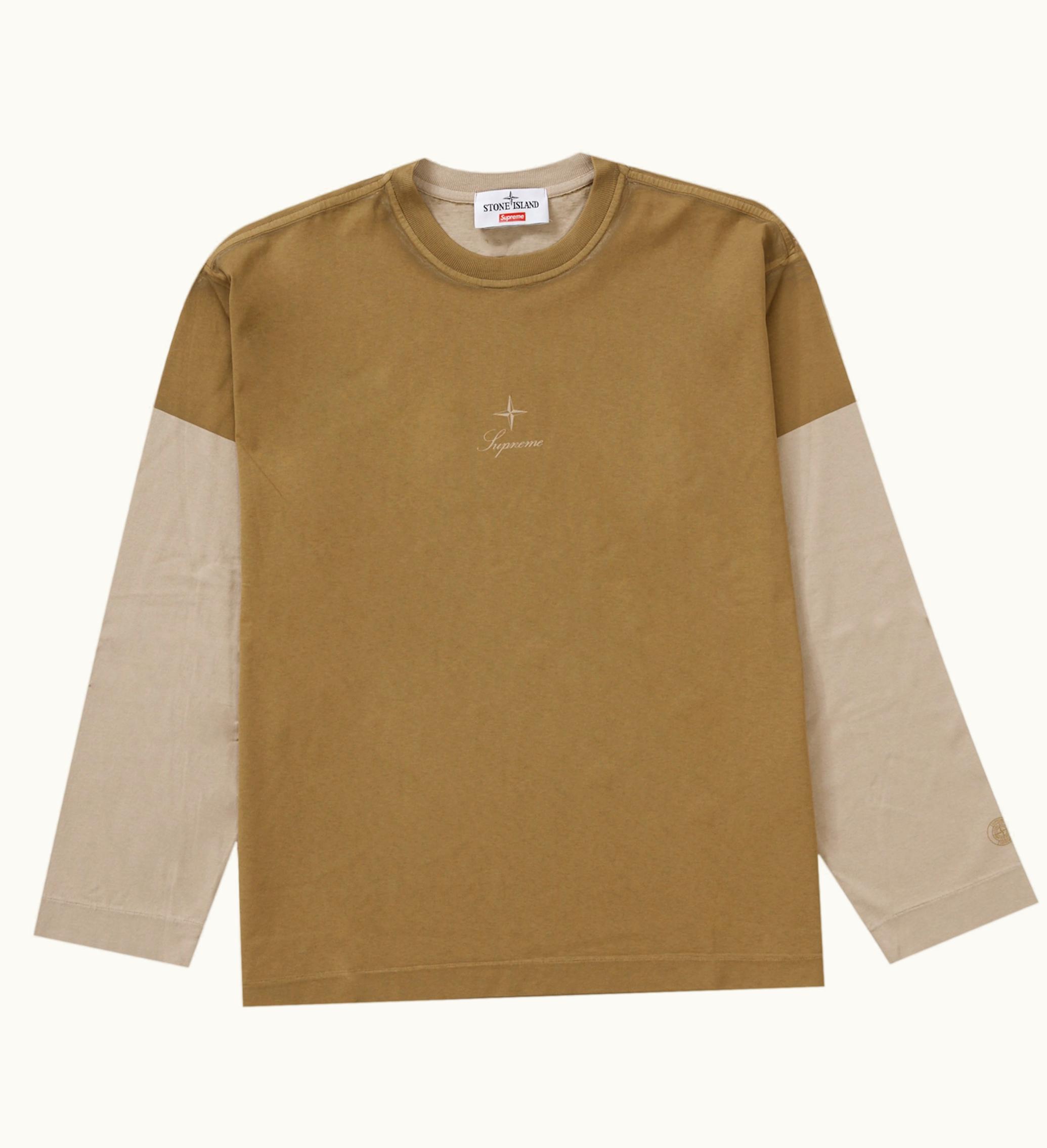 Supreme Supreme Stone Island L S Top Brown