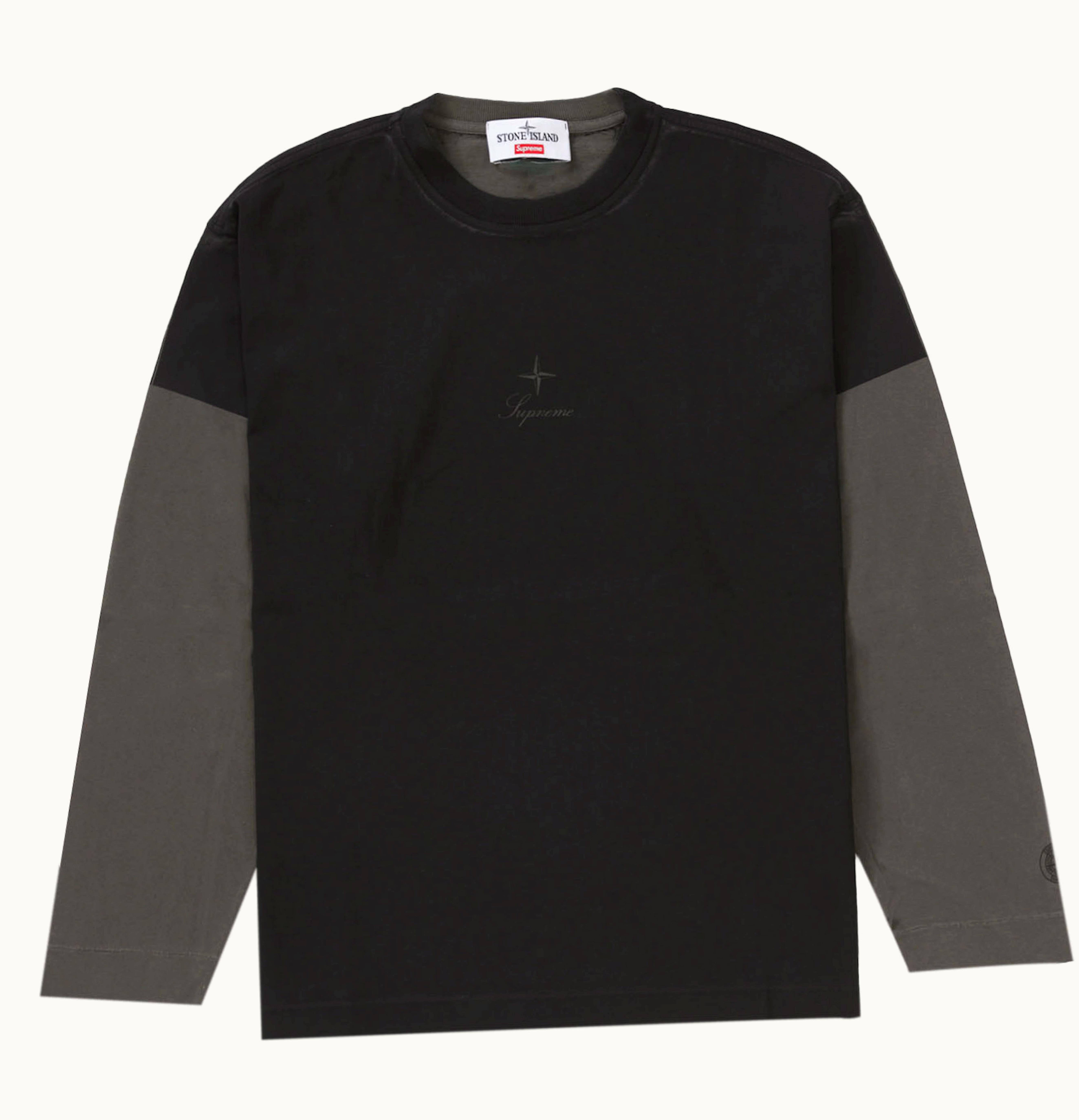 Supreme Supreme Stone Island L S Top Black