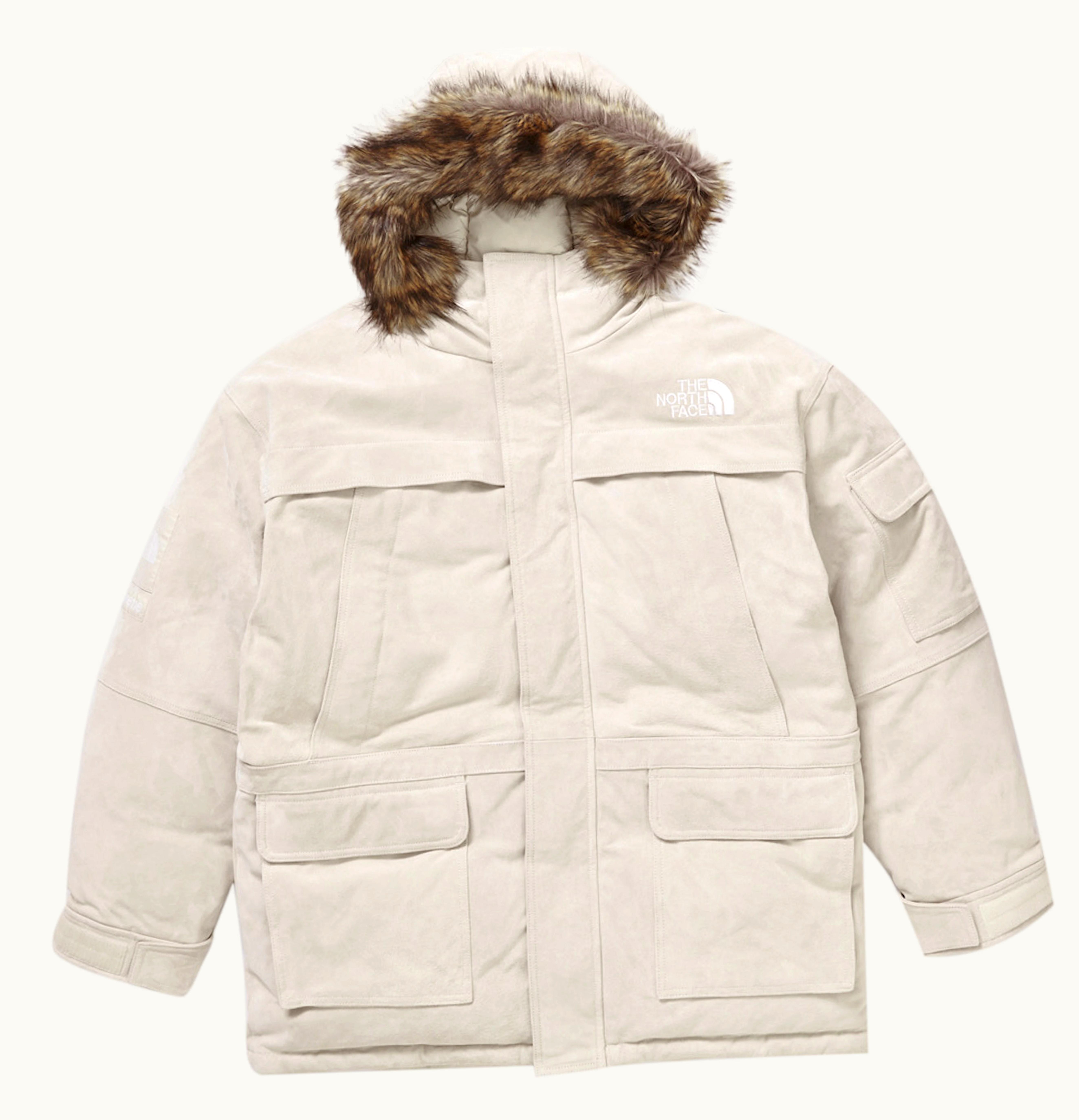 Supreme Supreme The North Face Suede 600 Fill Down Parka White