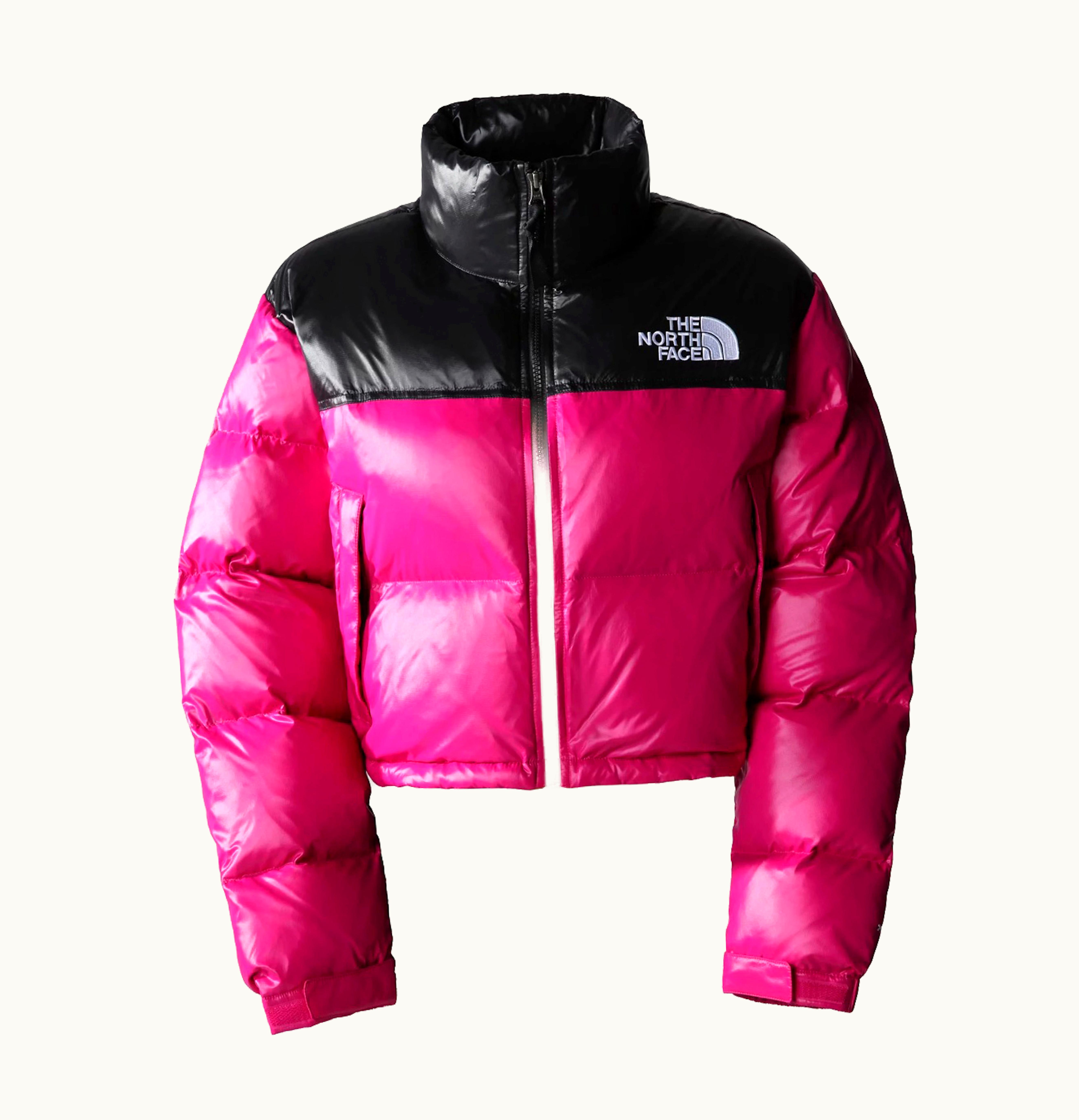 The North Face Womens Nuptse Short Jacket Fuchsia Pink
