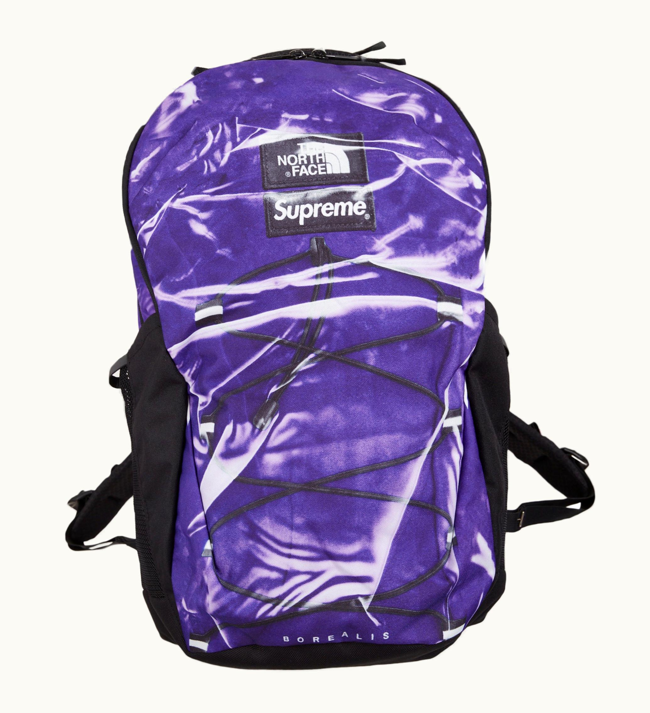 Supreme Supreme The North Face Printed Borealis Trompe Loeil Backpack Purple