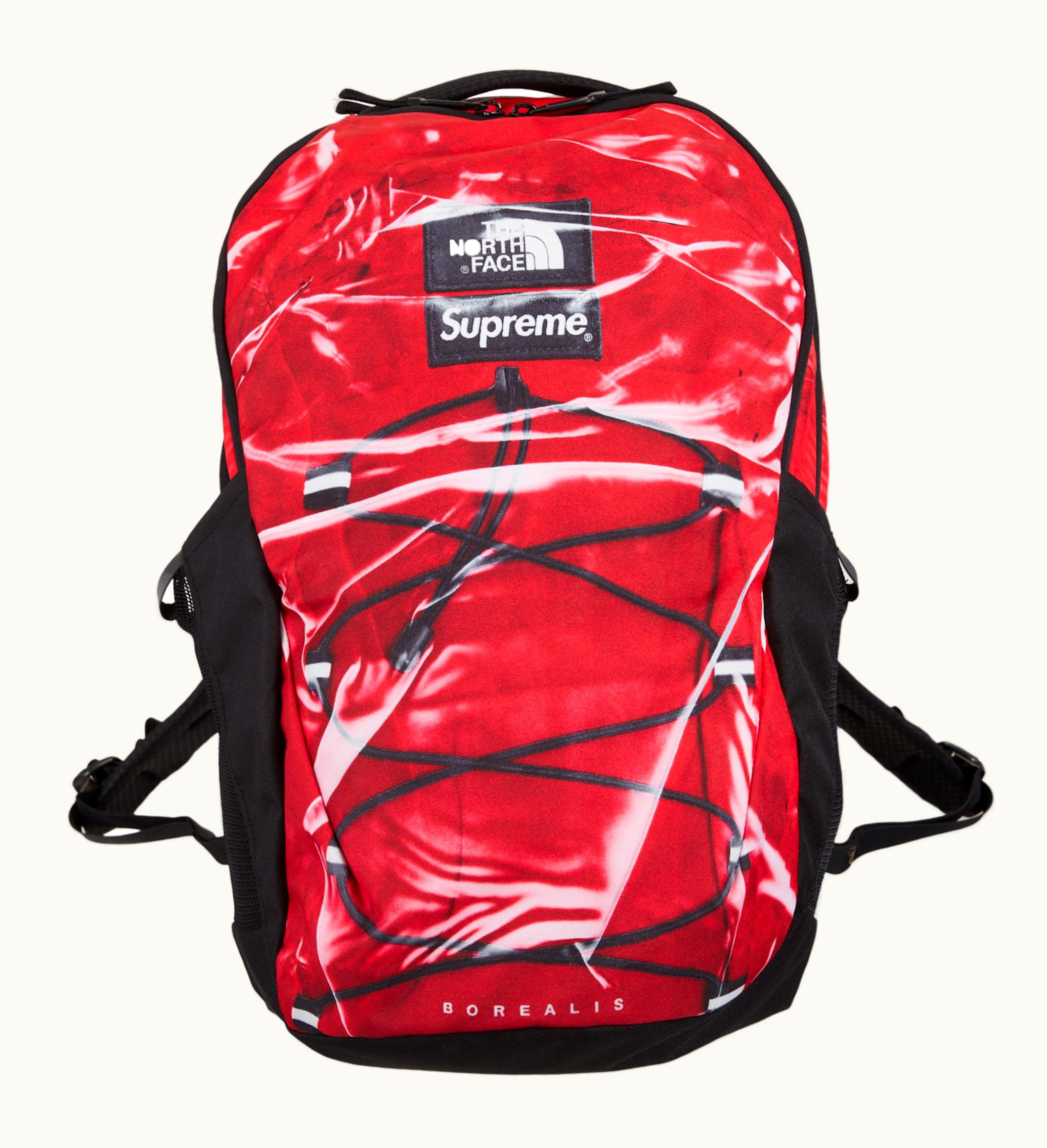 Supreme Supreme The North Face Printed Borealis Trompe Loeil Backpack Red