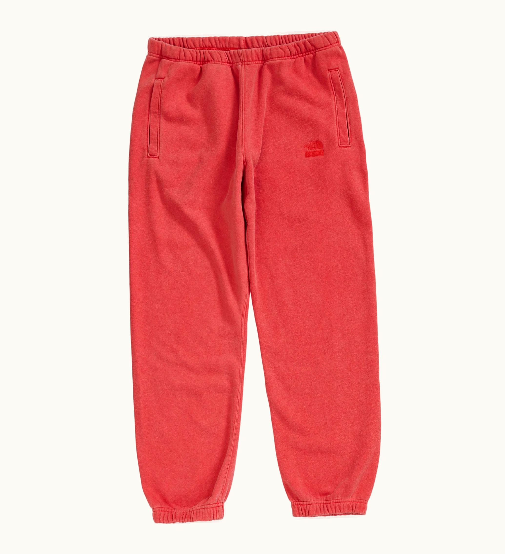 Supreme Supreme The North Face Pigment Printed Sweatpant Red