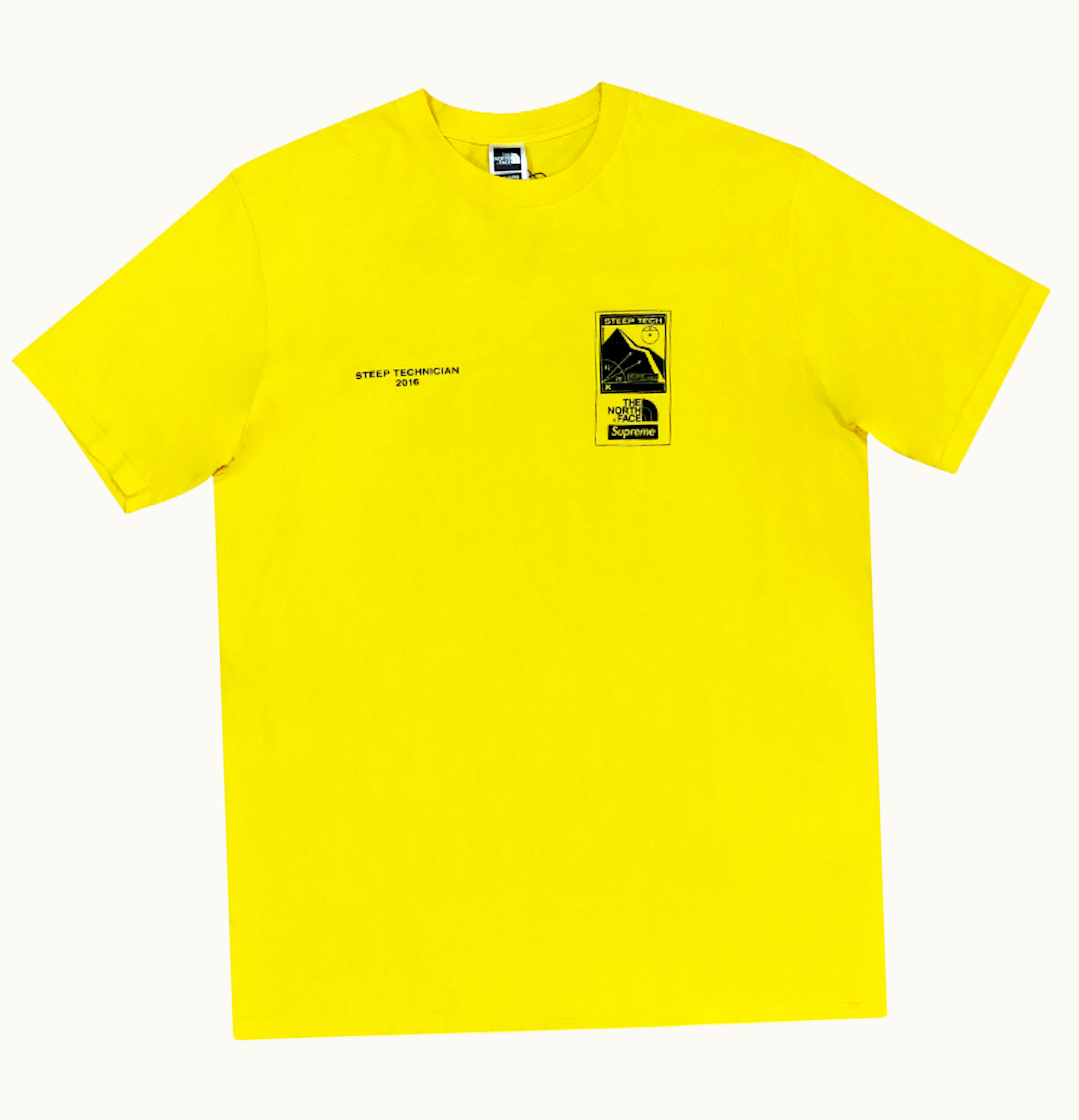 Supreme Supreme The North Face Steep Tech Tee Yellow