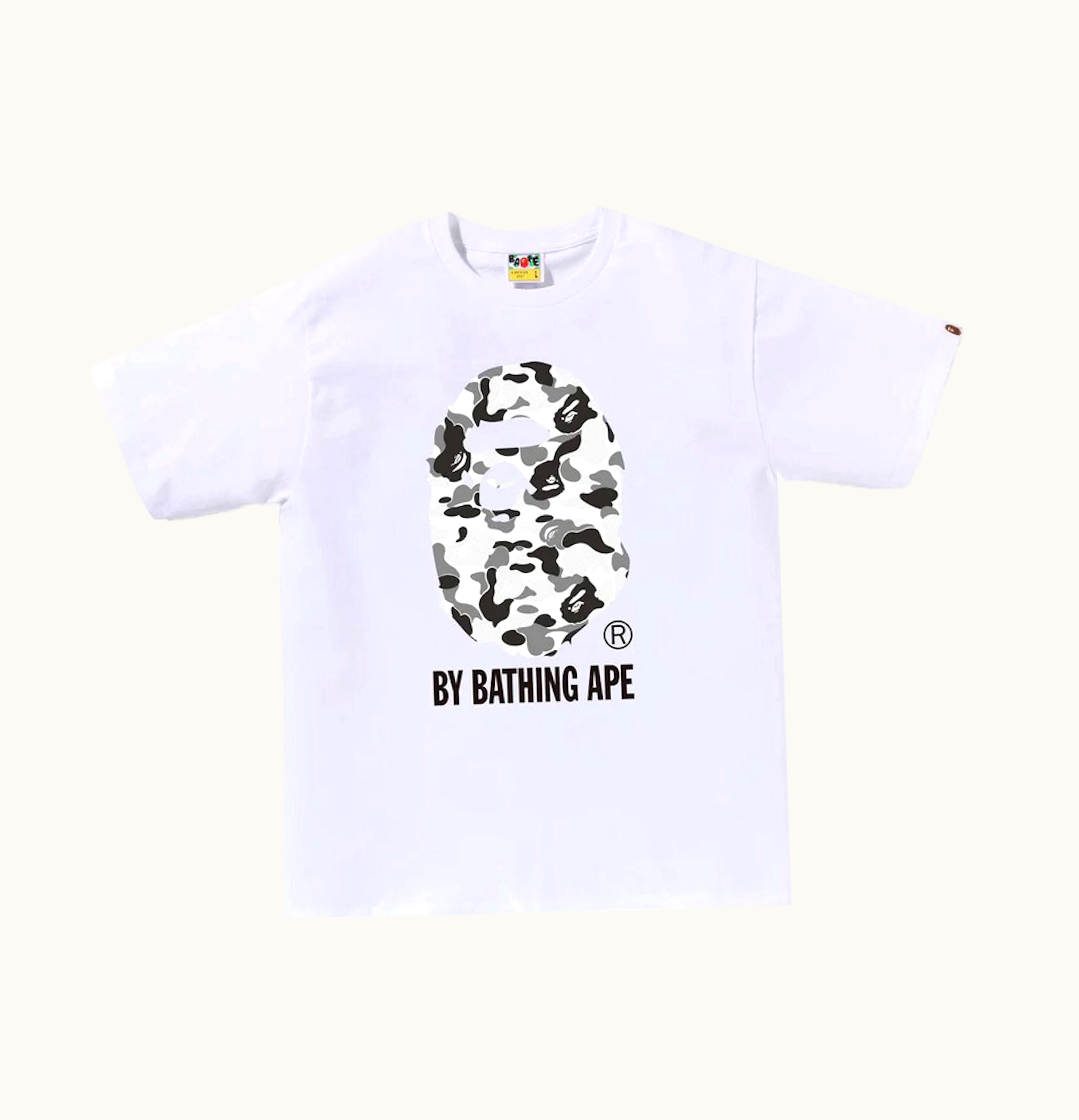 BAPE BAPE Abc Camo By Bathing Ape Tee White Grey