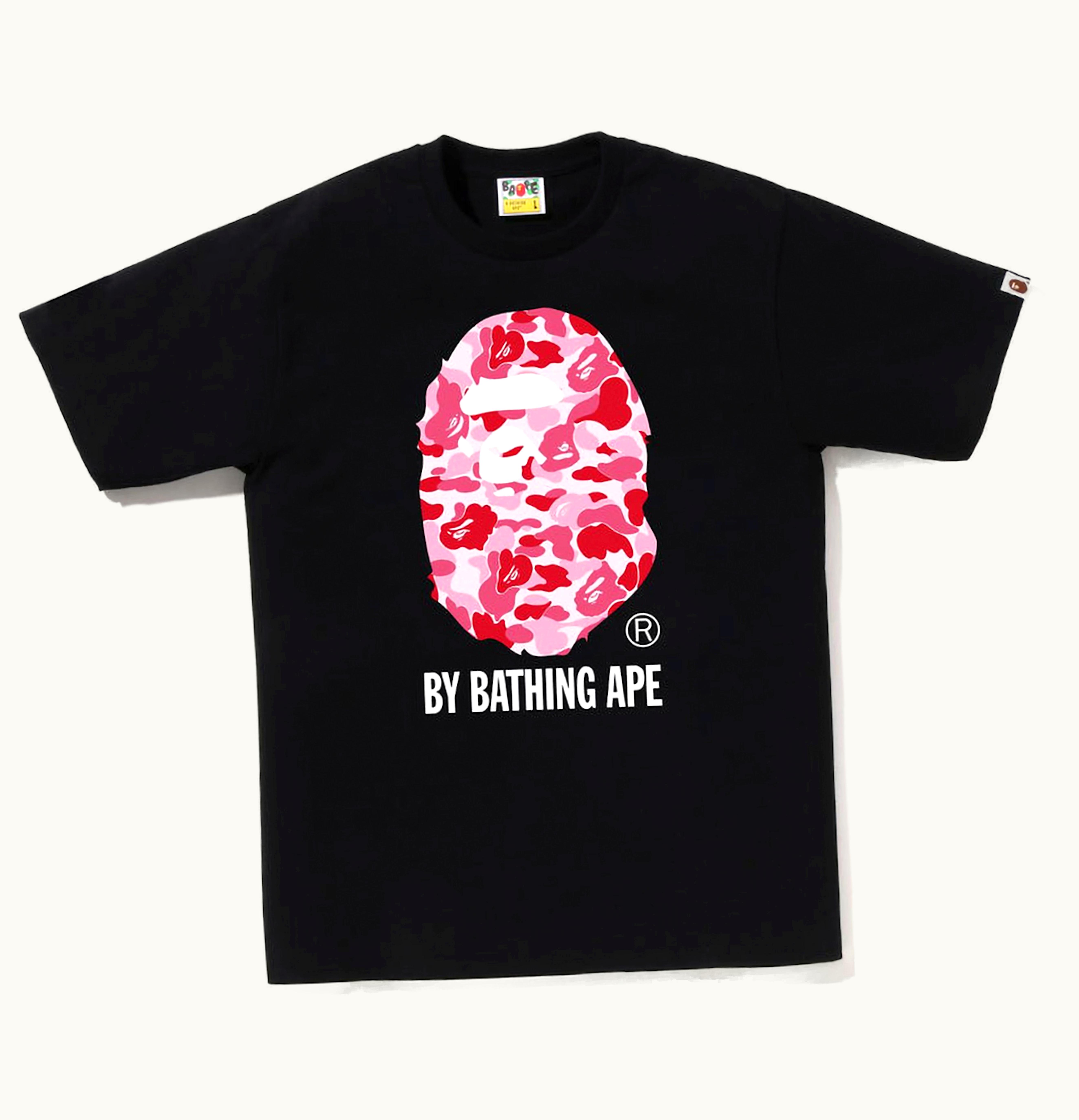 BAPE BAPE Abc Camo By Bathing Ape Tee SS23 Black Pink