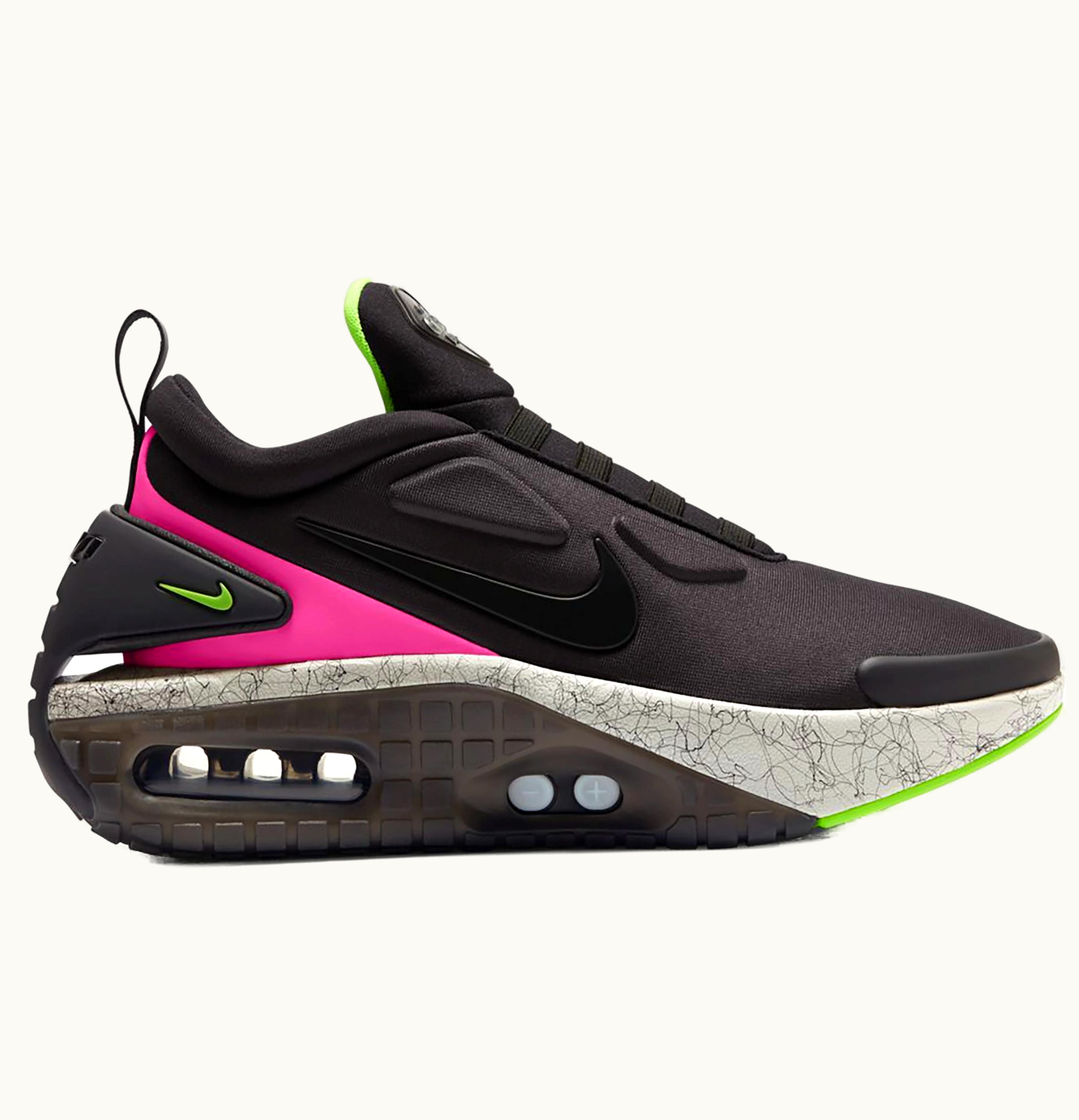 Nike Nike Adapt Auto Max Black Laser Fuchsia Electro Green UK Charger