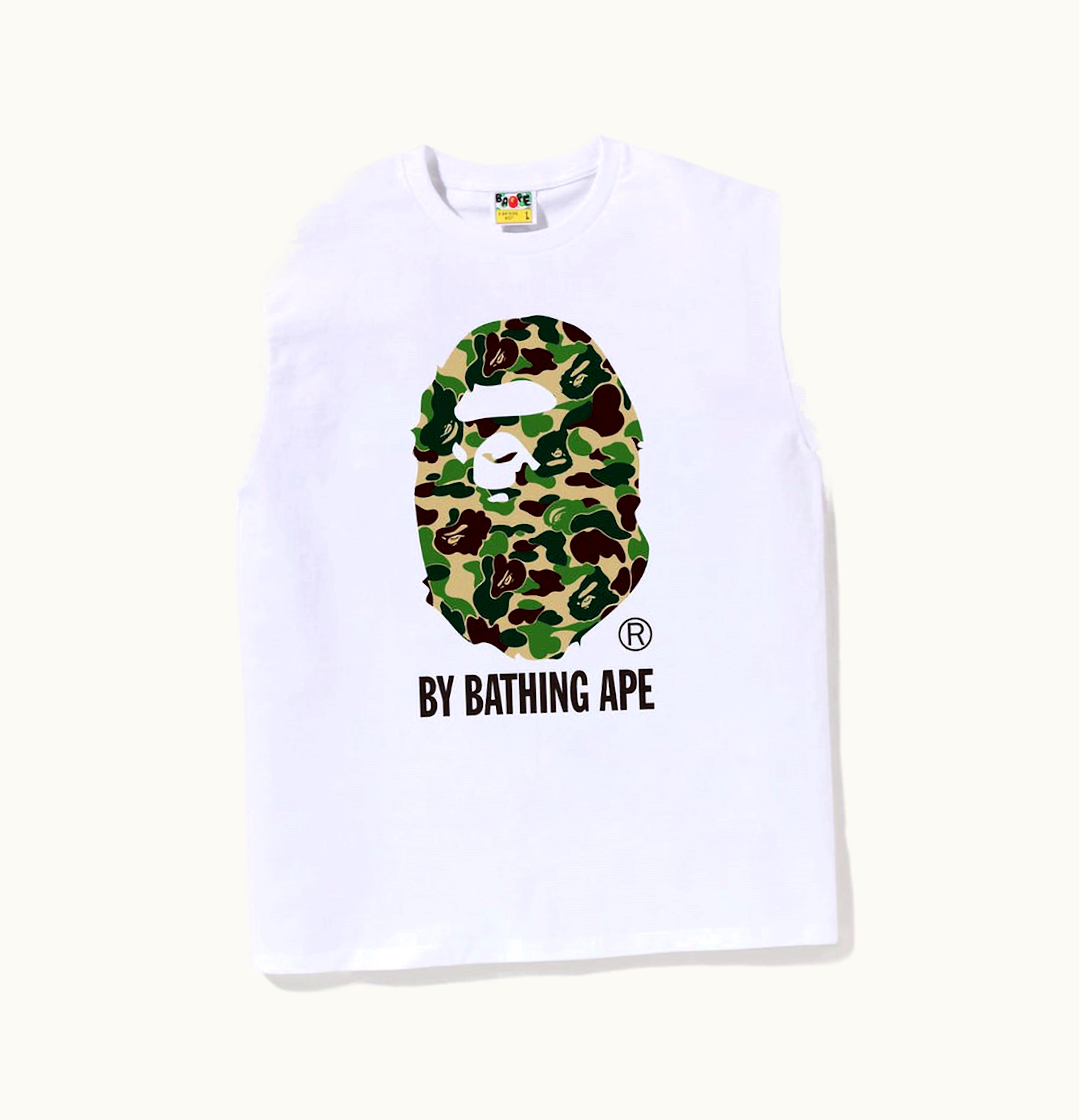 BAPE BAPE Abc Camo By Bathing Ape Tee SS23 White Green