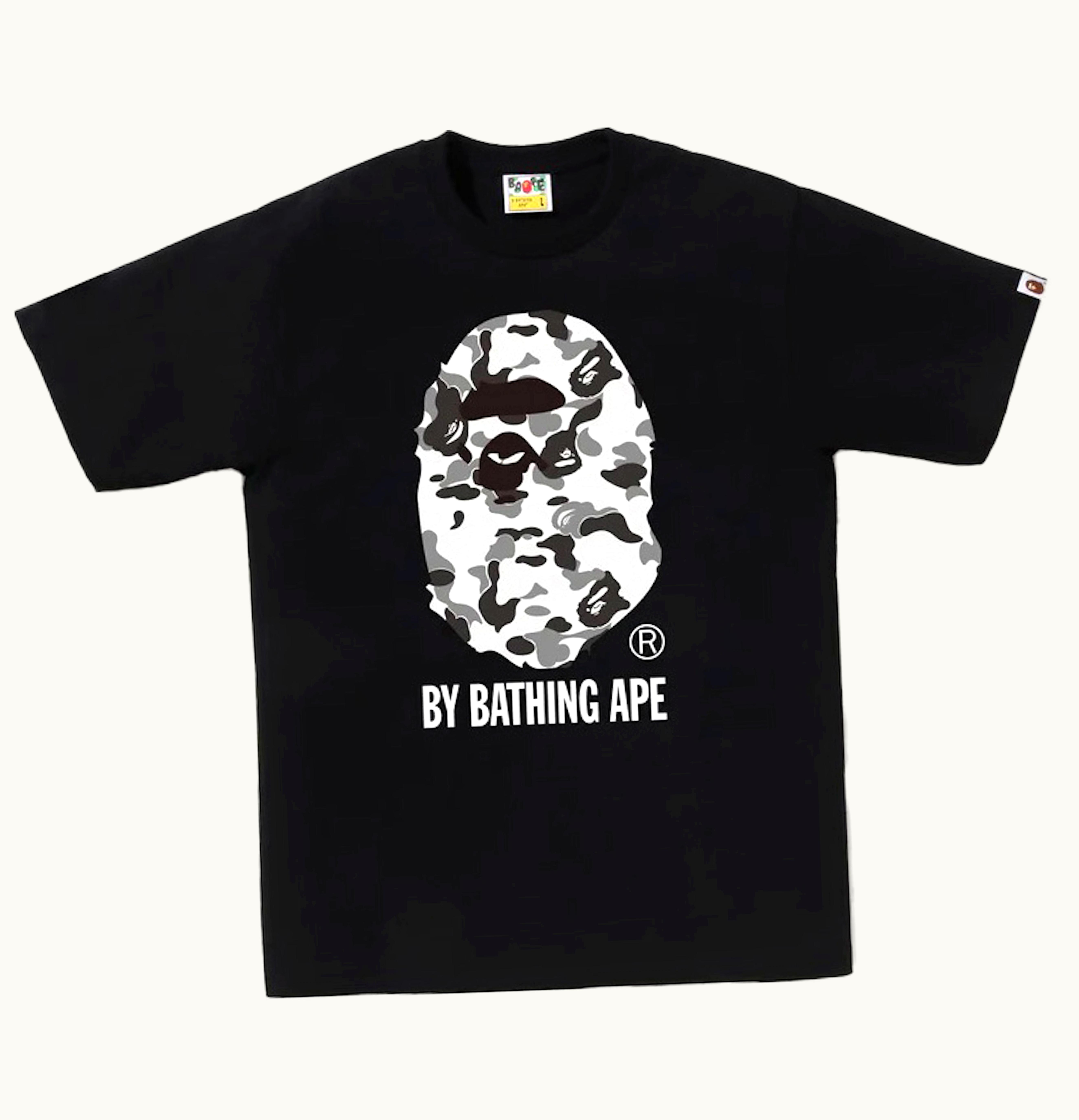 BAPE BAPE Abc Camo By Bathing Ape Tee Black Grey