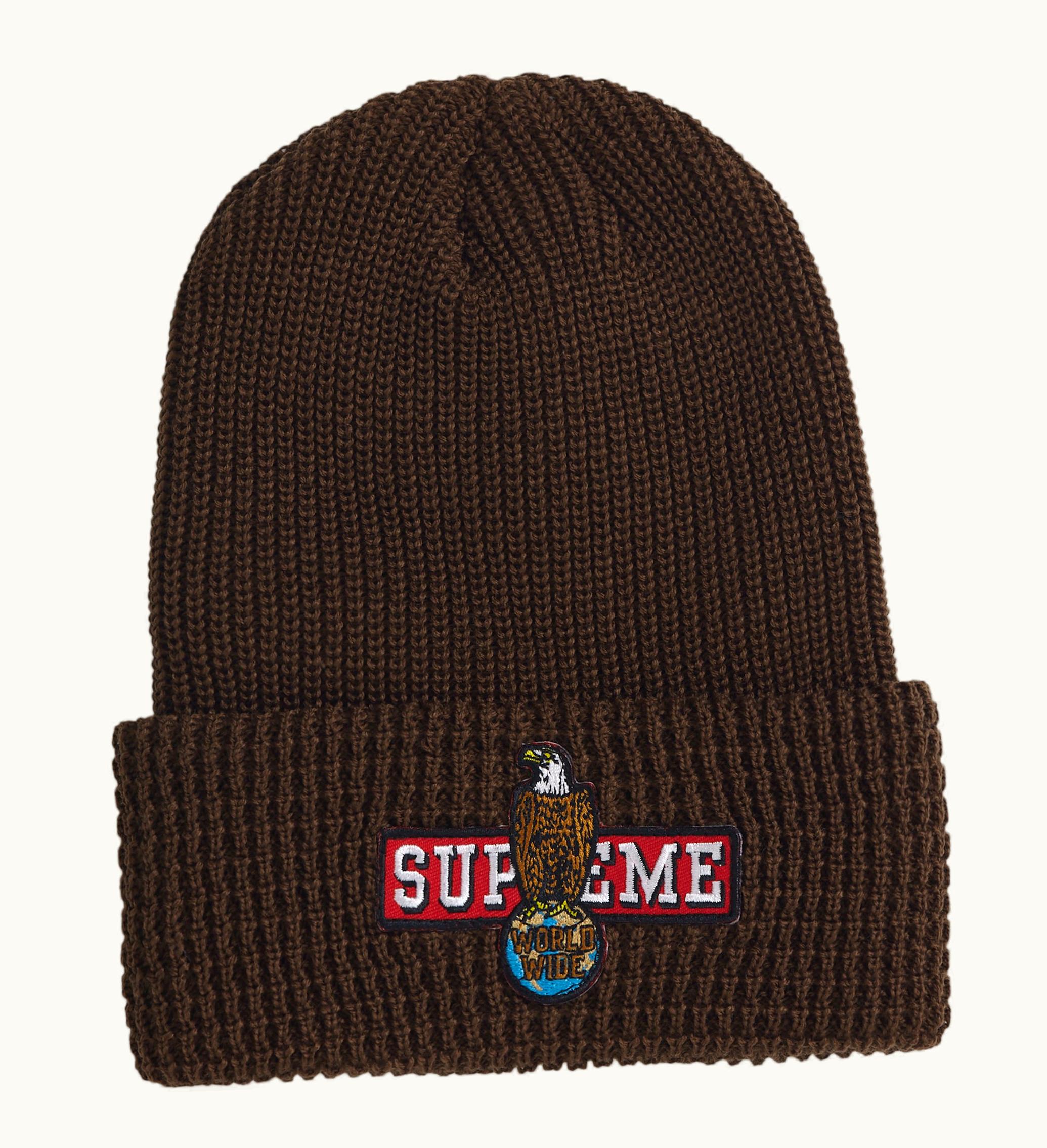 Supreme Supreme Eagle Beanie Brown