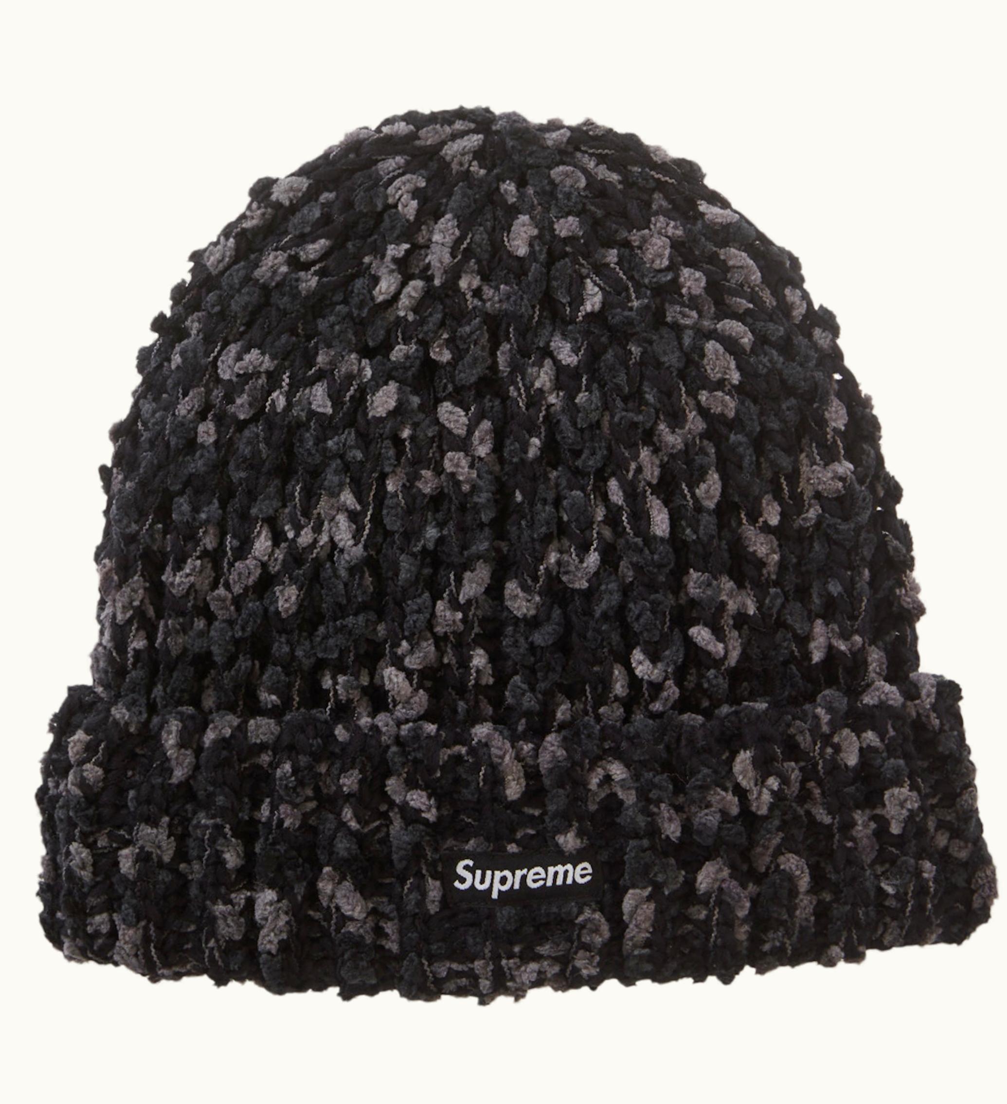 Supreme Supreme Chenille Beanie Black