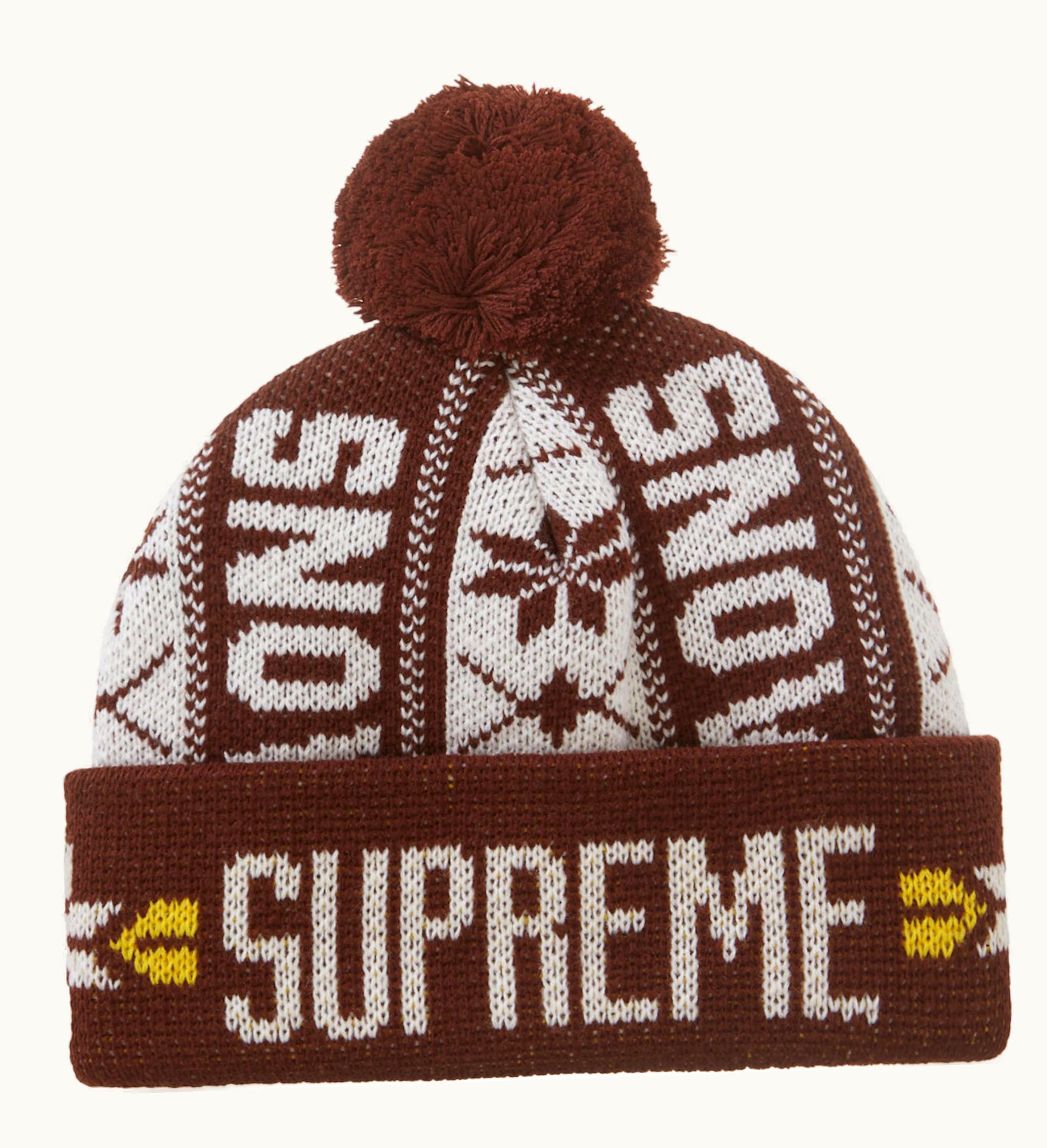 Supreme Supreme Snow Beanie Brown