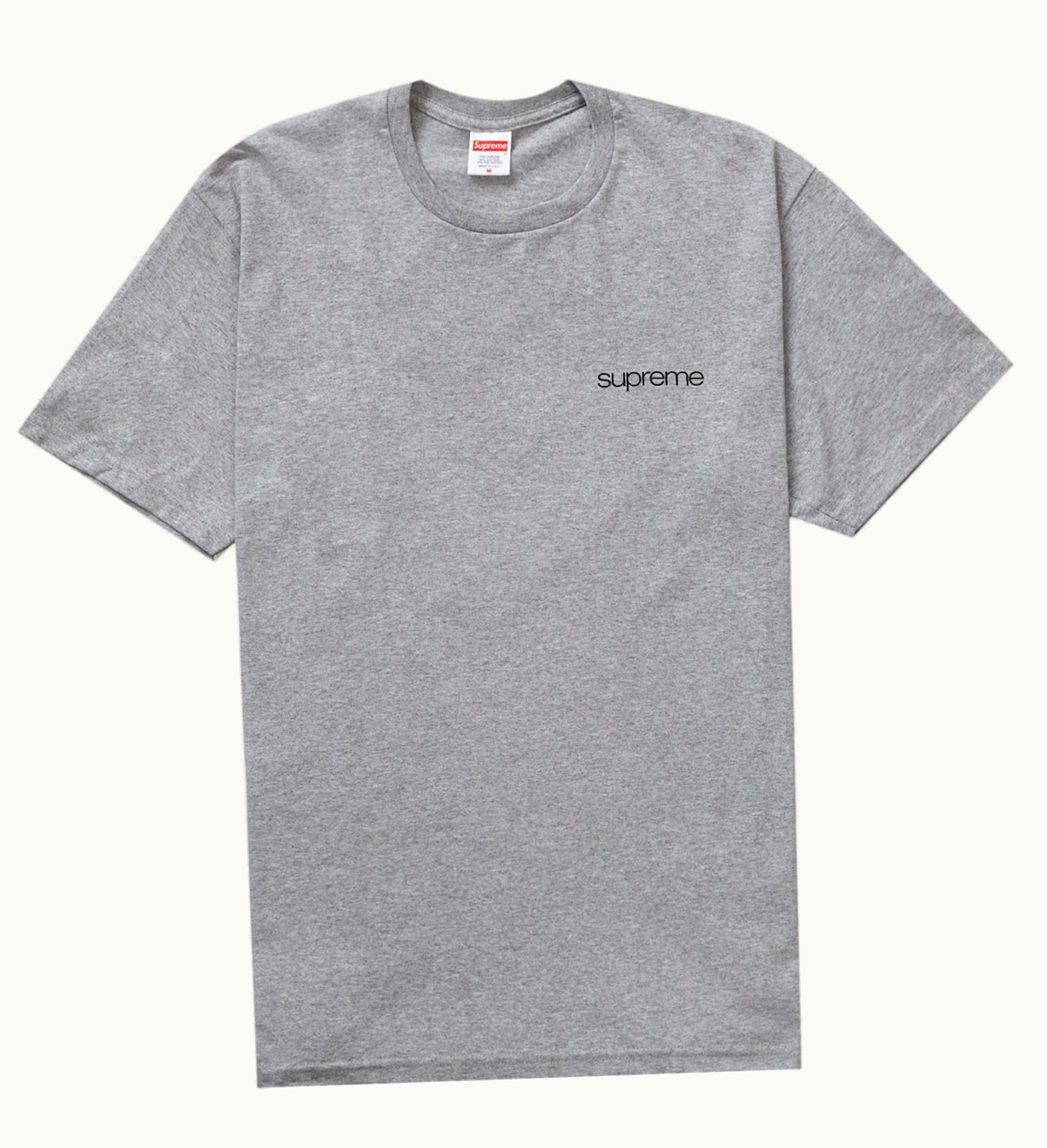 Supreme Supreme Nyc Tee Heather Grey