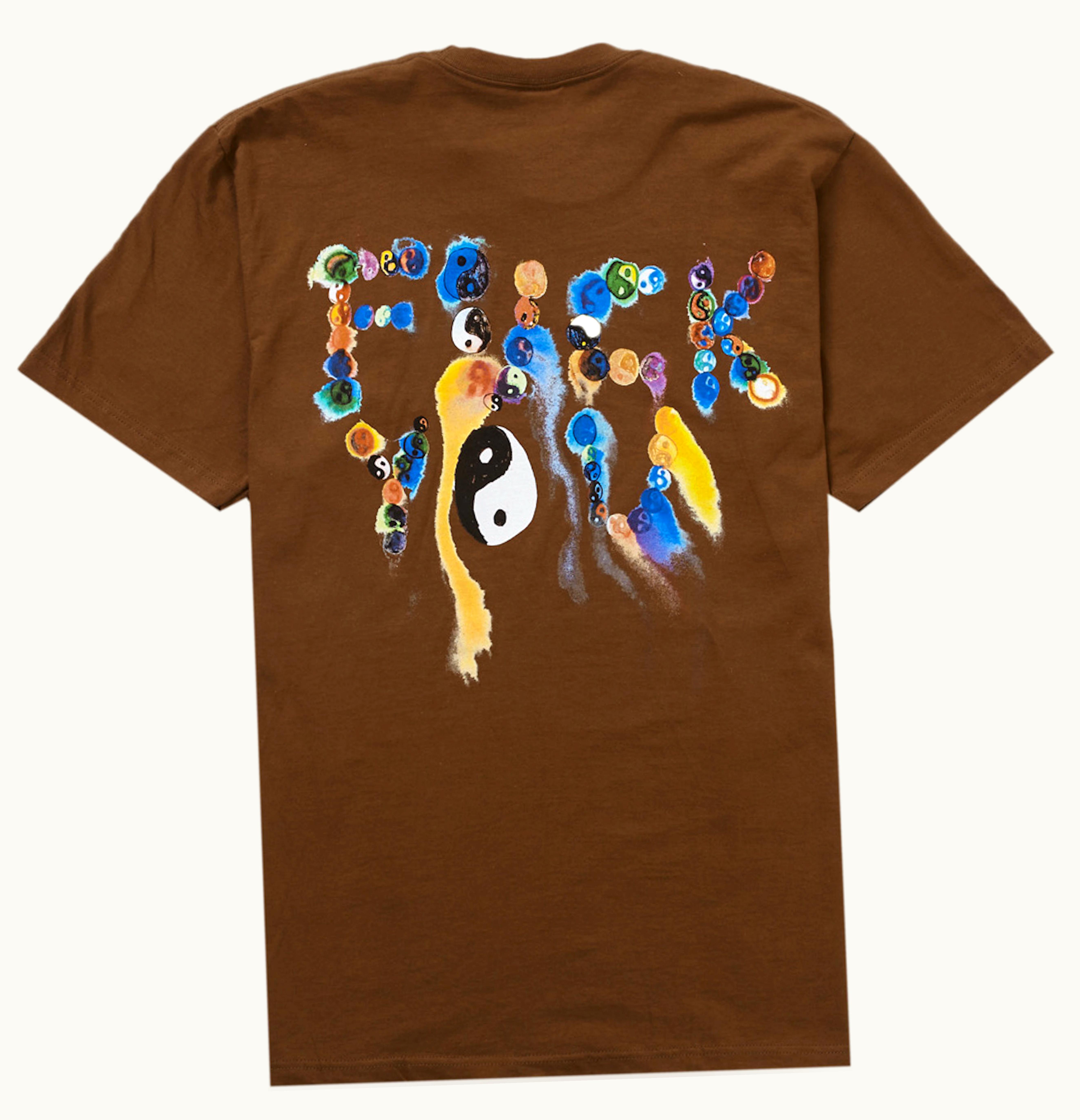 Supreme Supreme Yin Yang Tee Brown