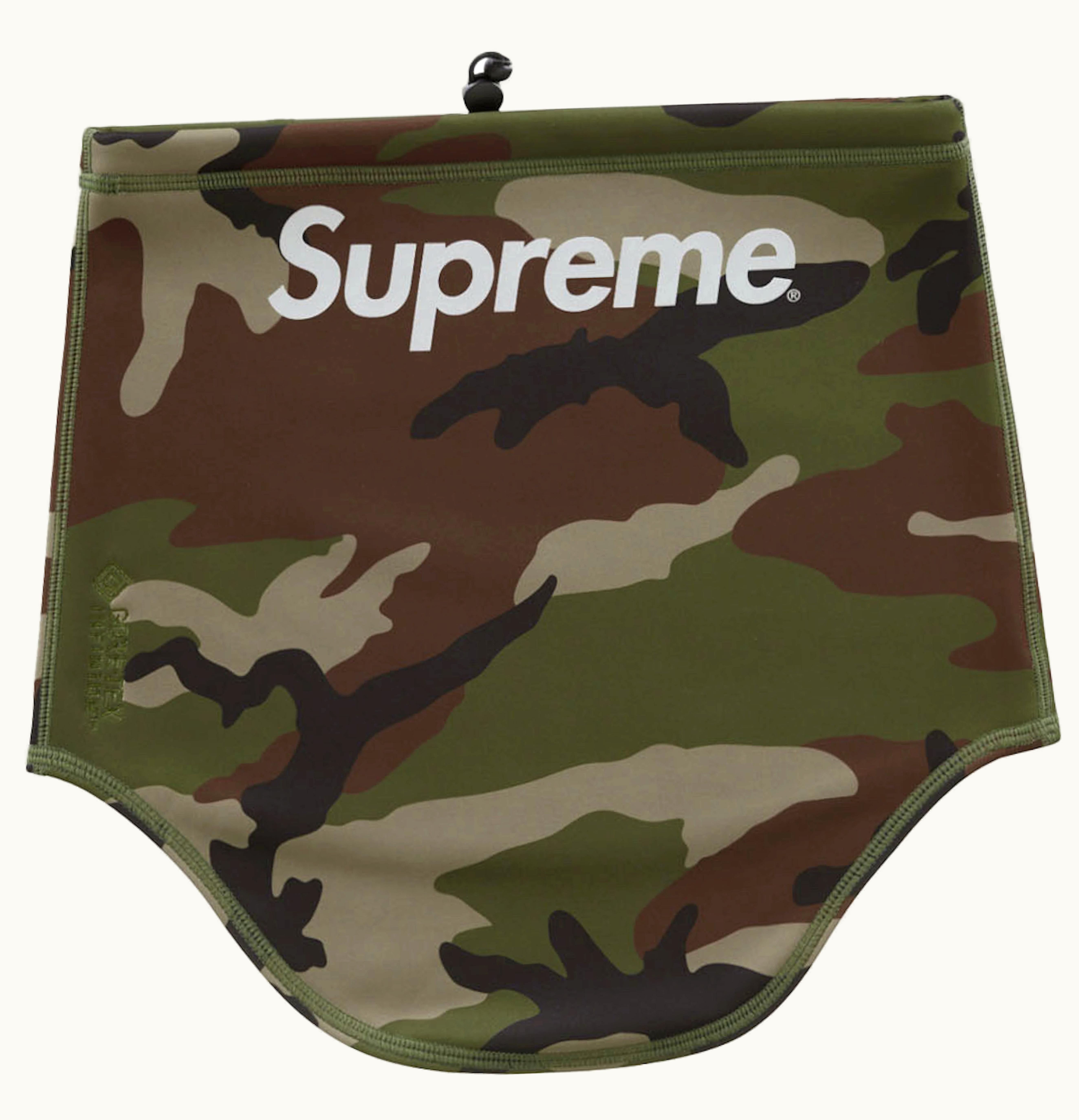 Supreme Supreme Windstopper Neck Gaiter FW23 Woodland Camo