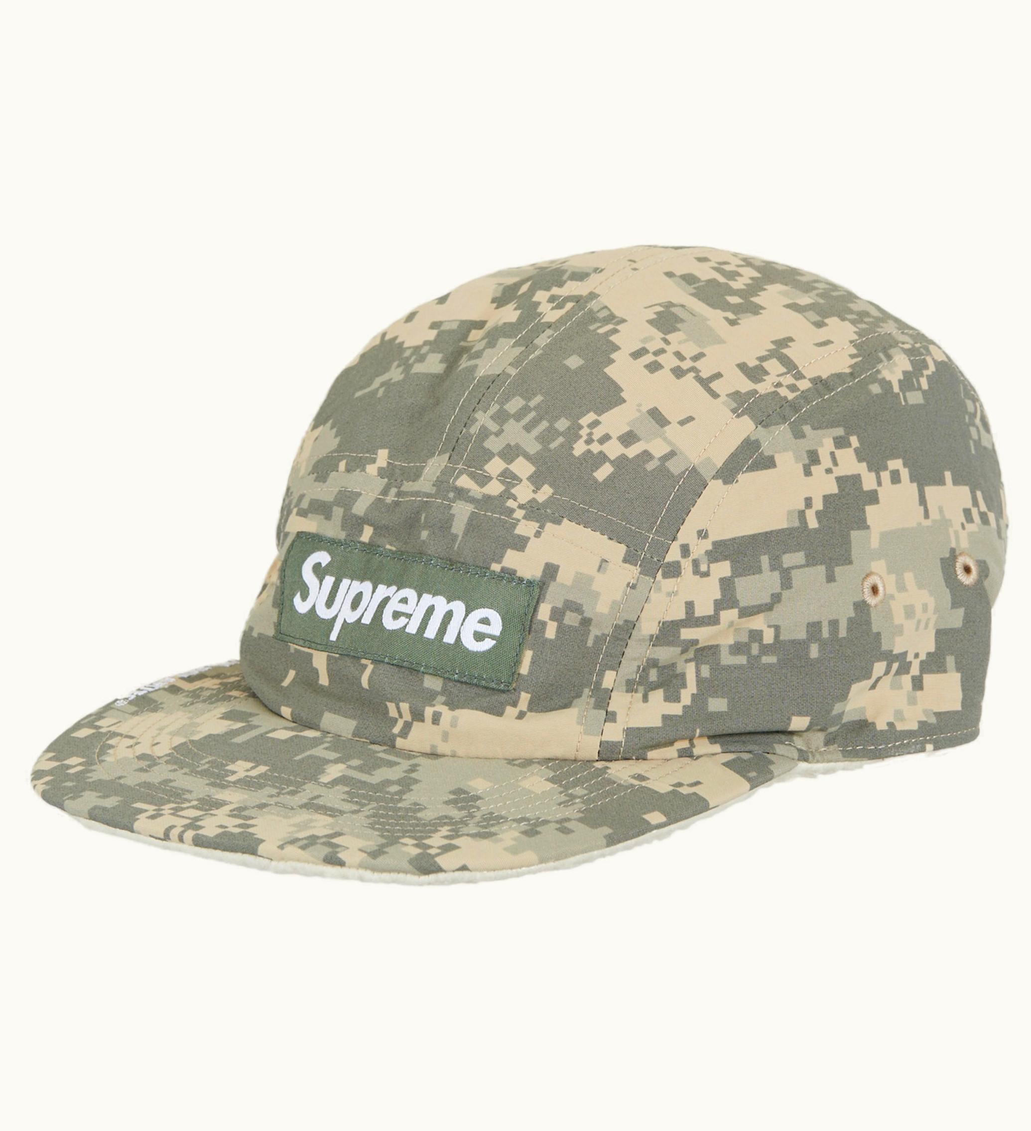 Supreme Supreme Polartec Shearling Reversible Camp Cap Digi Camo