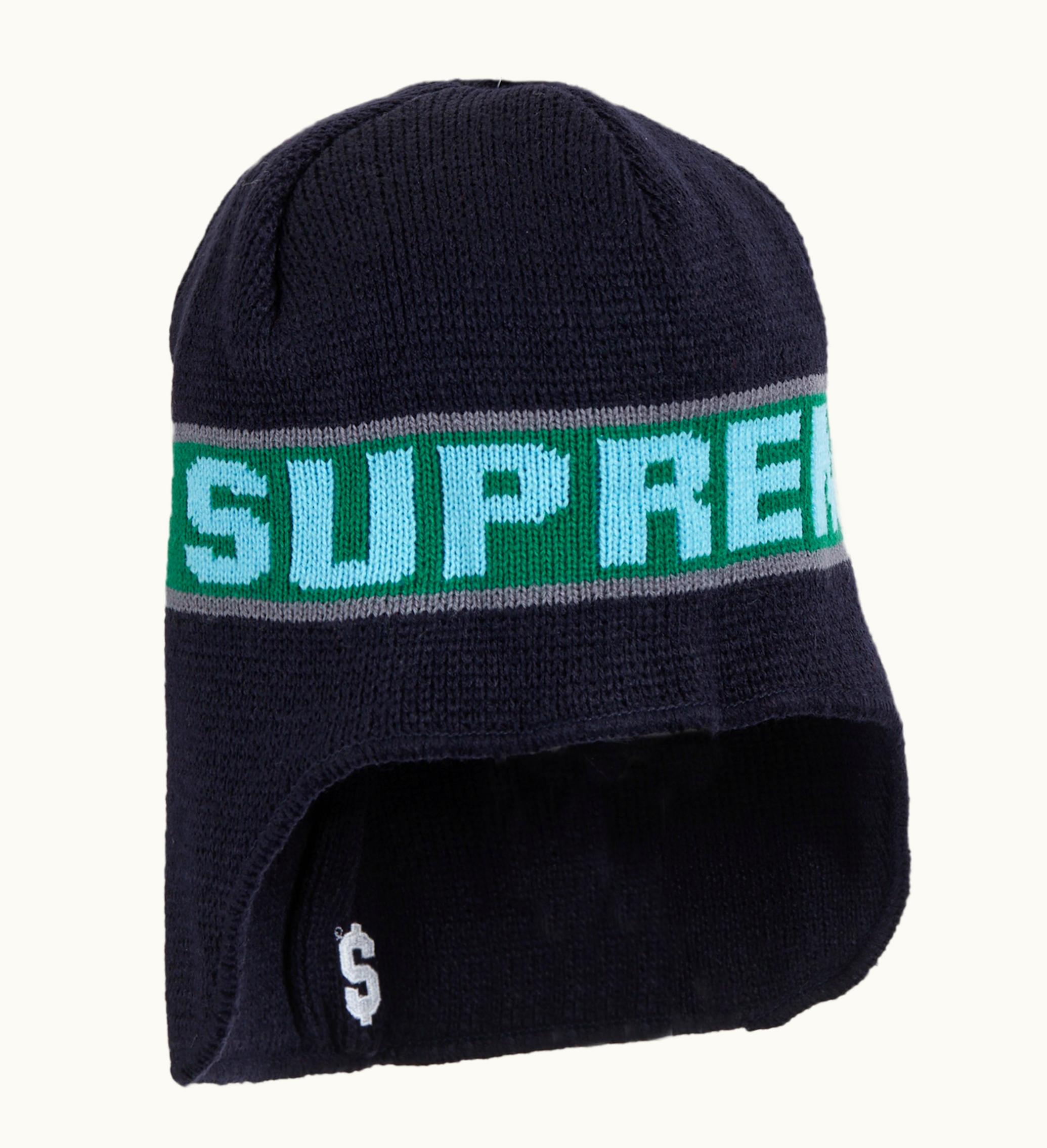 Supreme Supreme Earflap Beanie Navy