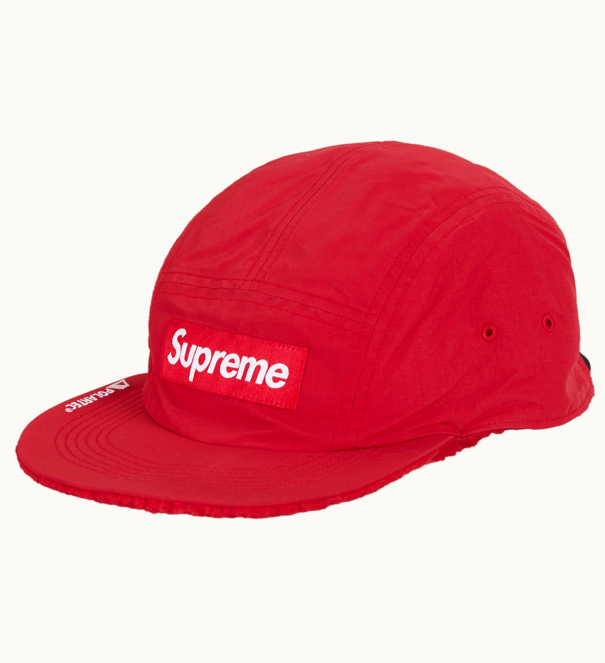 Supreme Supreme Polartec Shearling Reversible Camp Cap Red