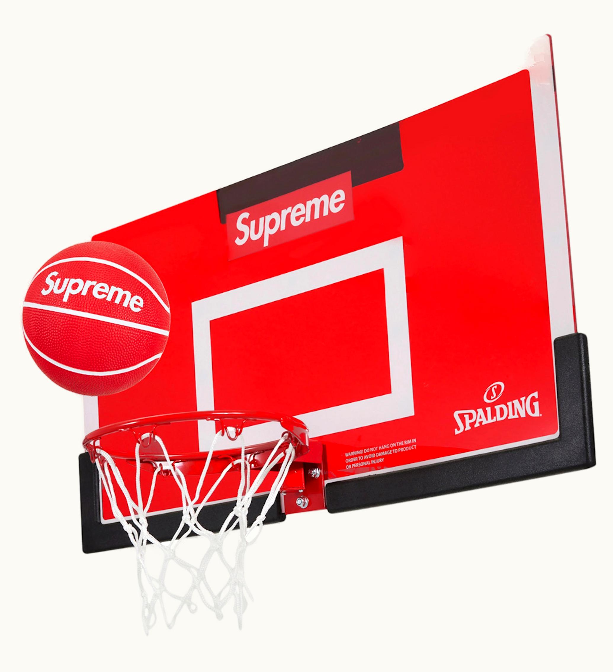 Supreme Supreme Spalding Mini Basketball Hoop Red