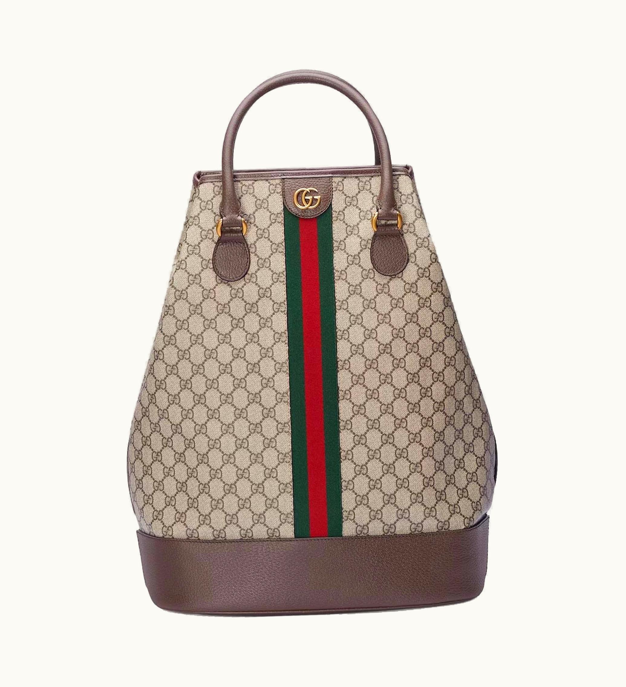 Gucci Gucci Savoy Duffle Bag Beige Ebony