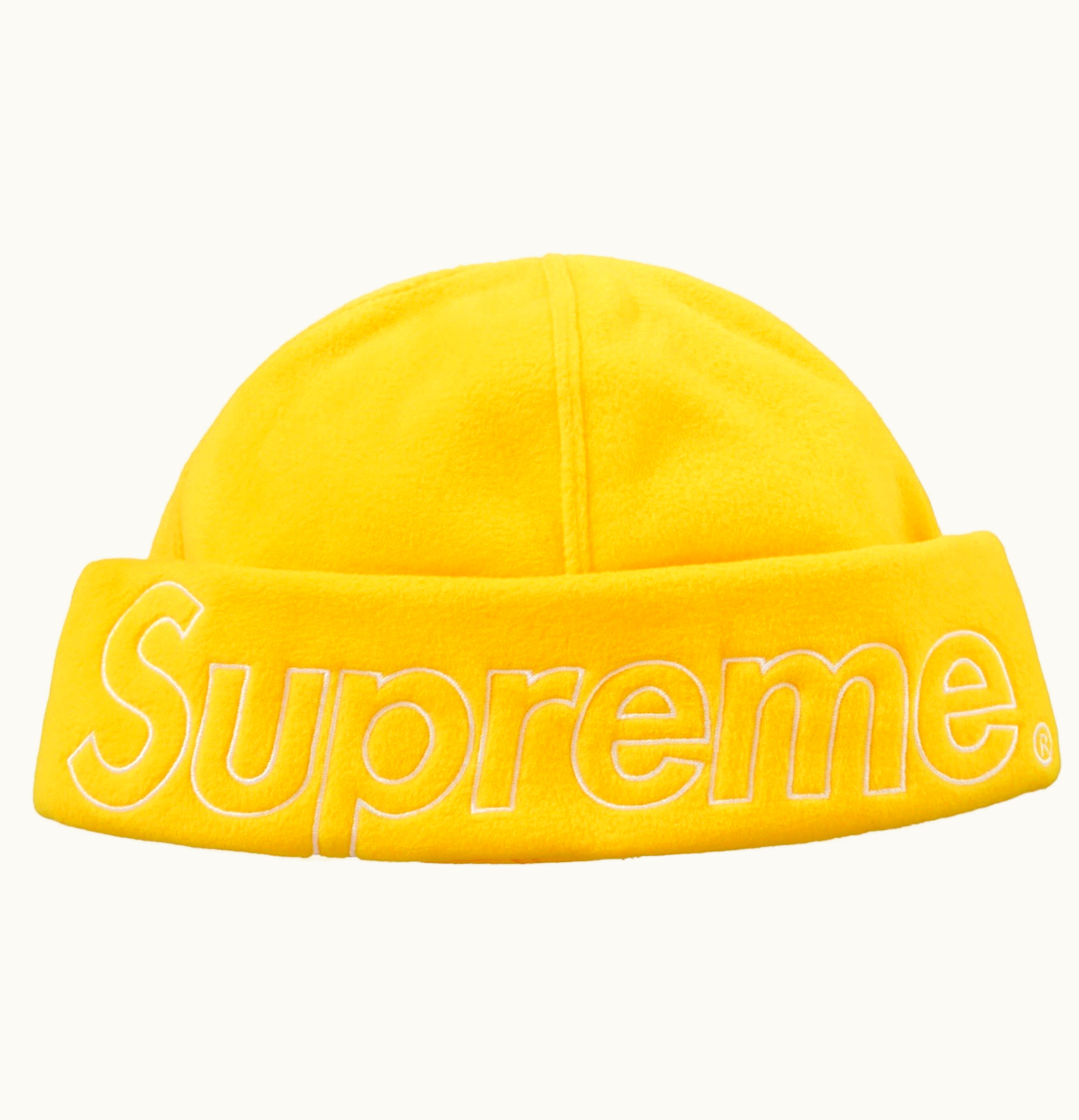 Supreme Supreme Polartec Beanie FW23 Yellow