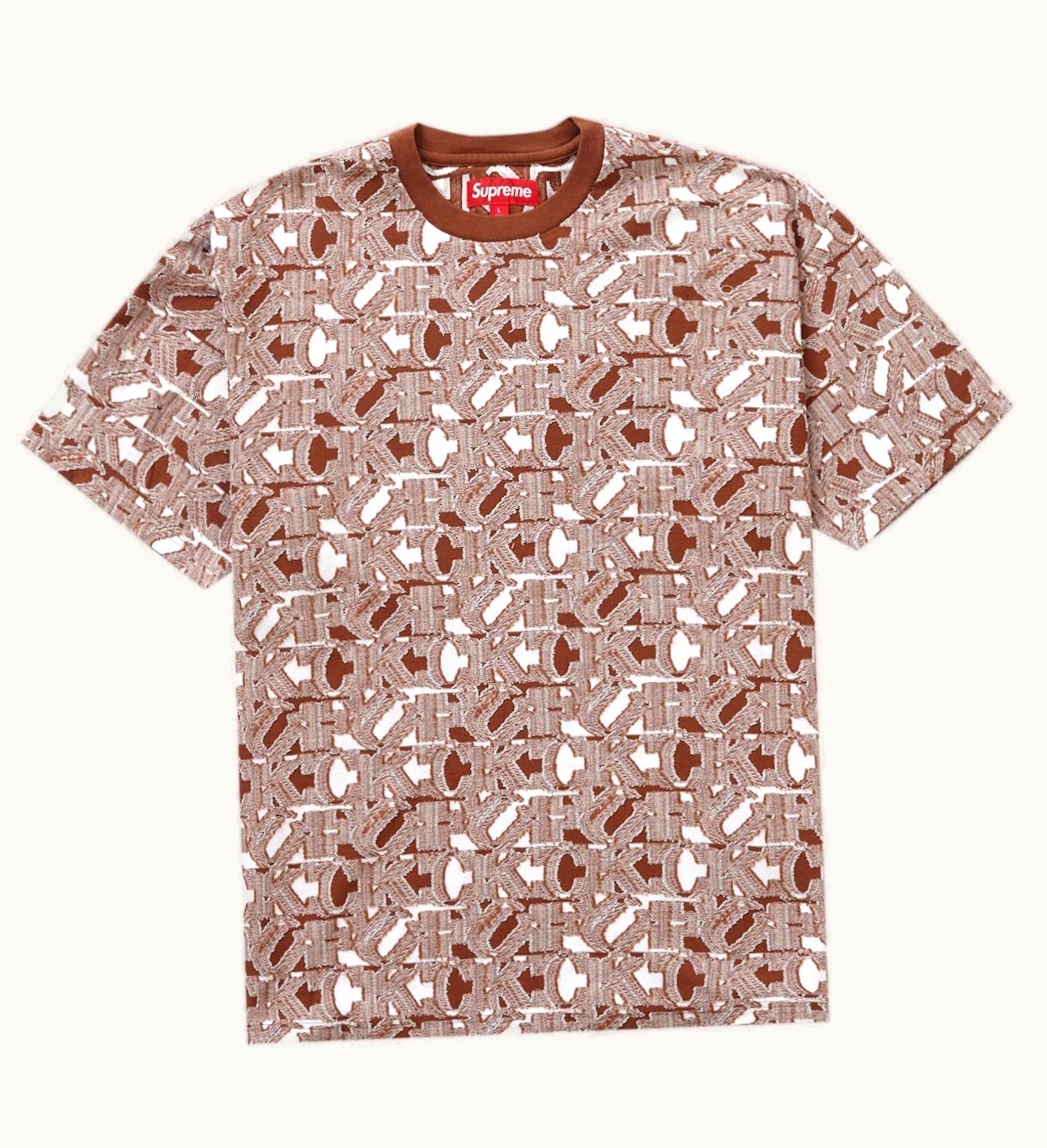 Supreme Supreme Fuck Intarsia S S Top Brown
