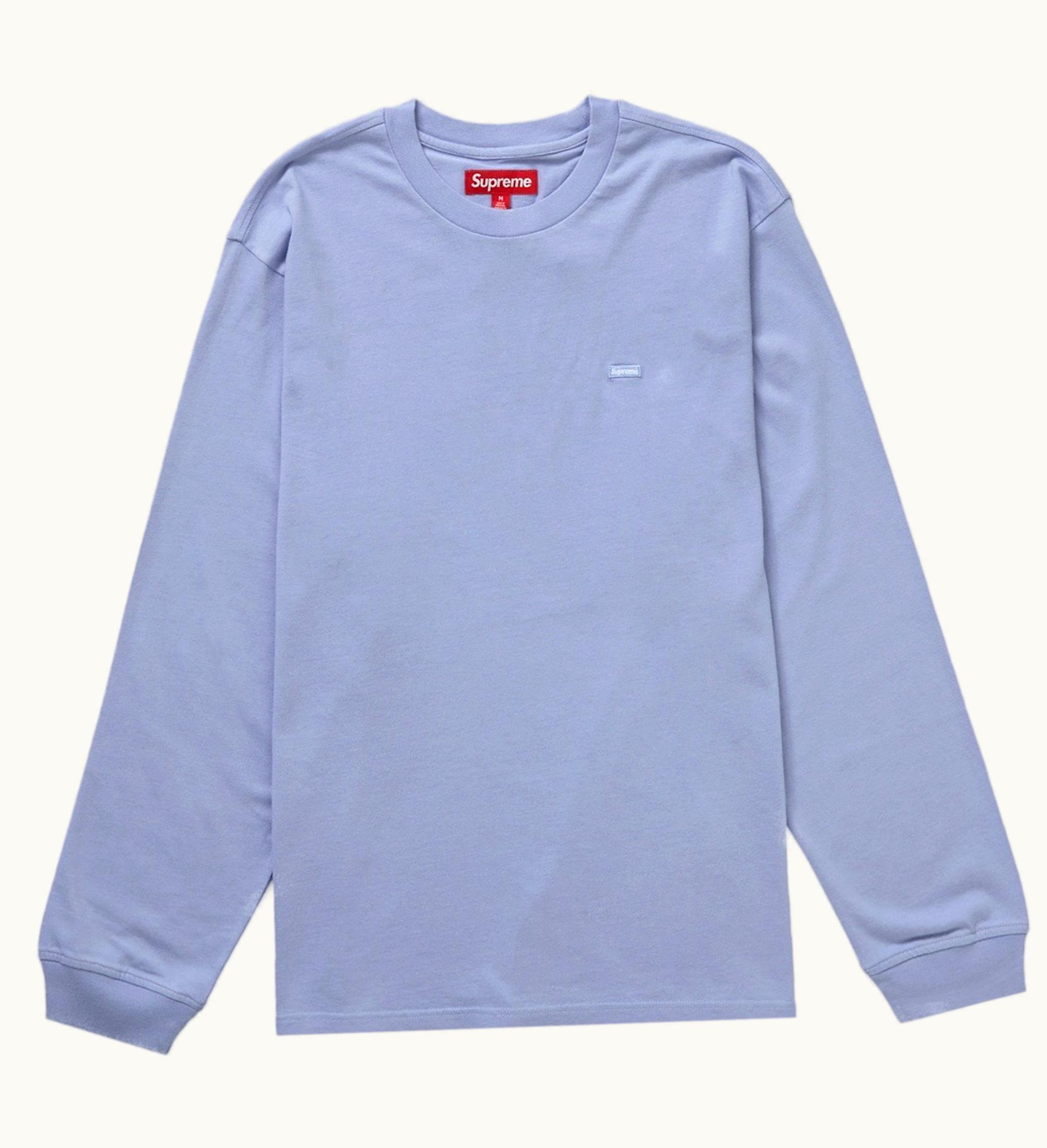 Supreme Supreme Small Box L S Tee Lavender
