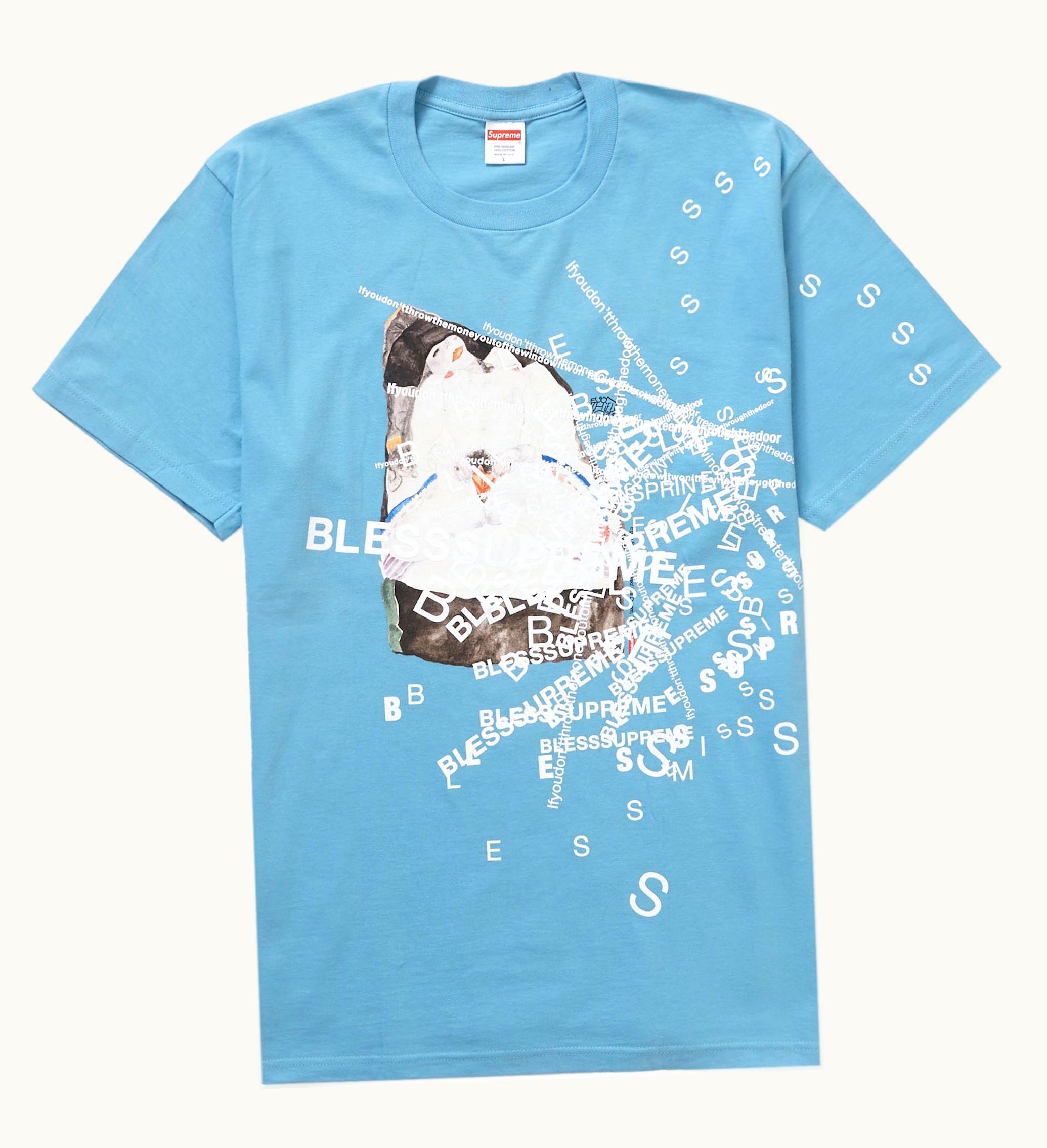 Supreme Supreme Bless Observed In A Dream Tee Light Blue