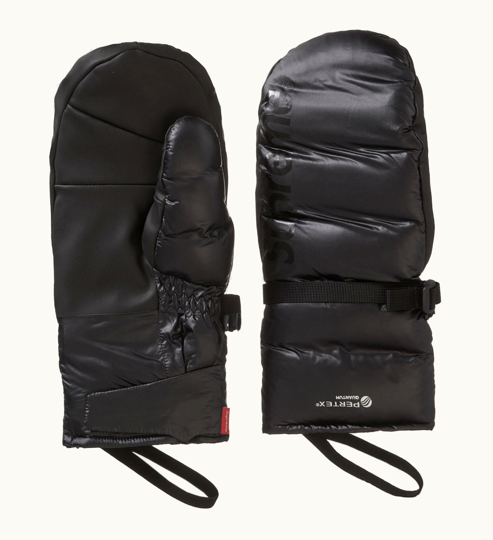 Supreme Supreme Featherweight Down Mittens Black