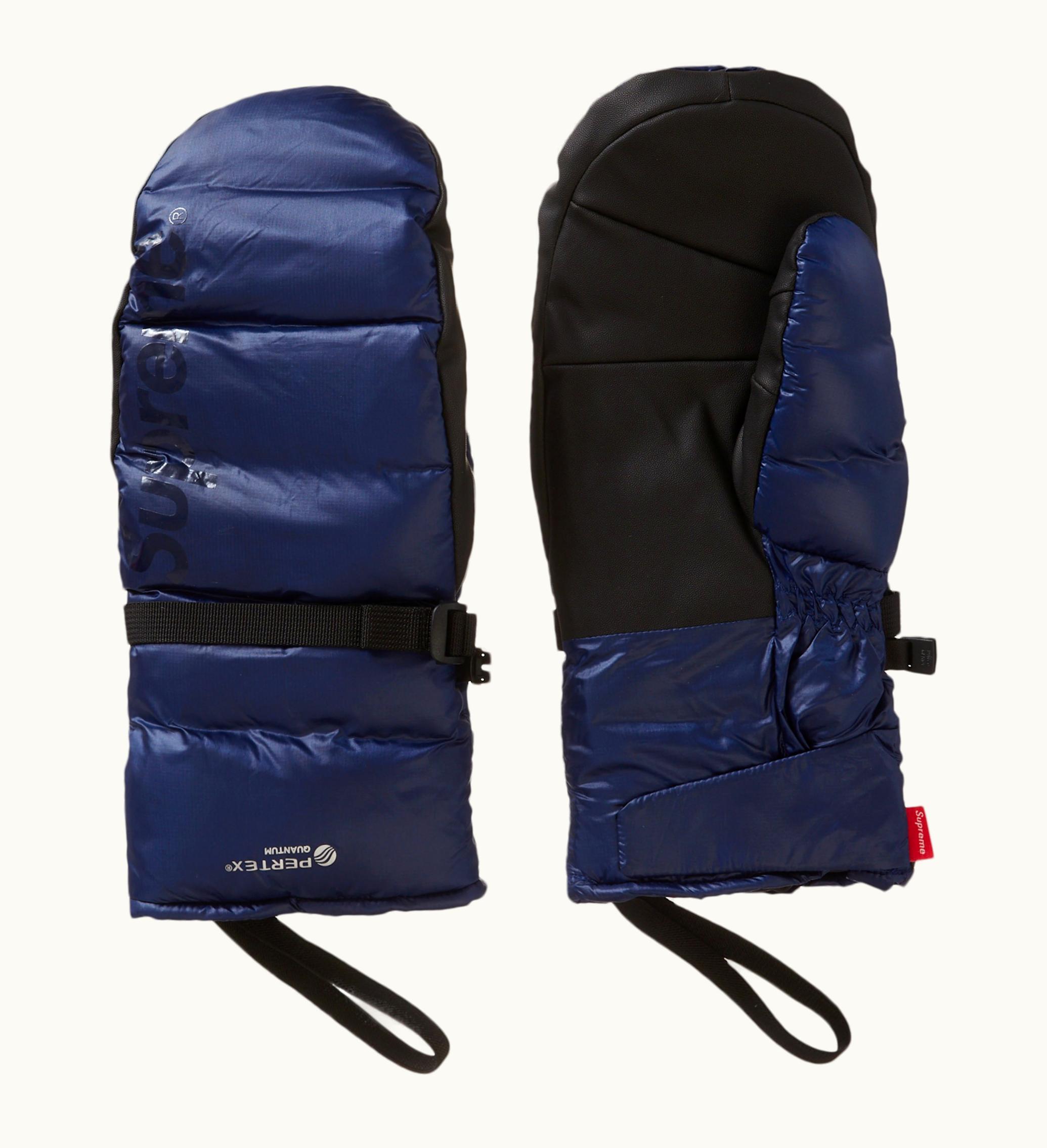 Supreme Supreme Featherweight Down Mittens Navy