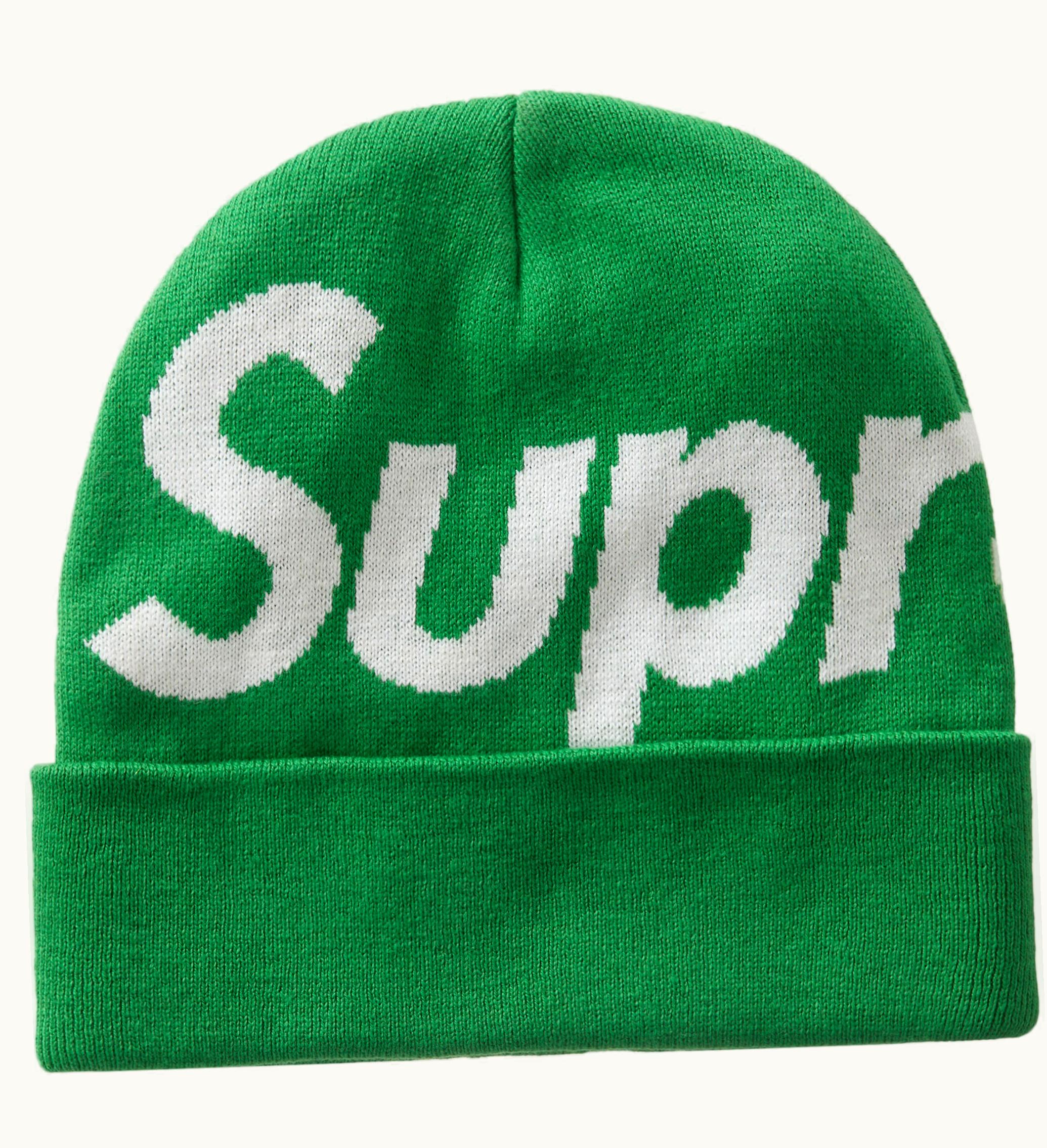 Supreme Supreme Big Logo Beanie FW23 Green