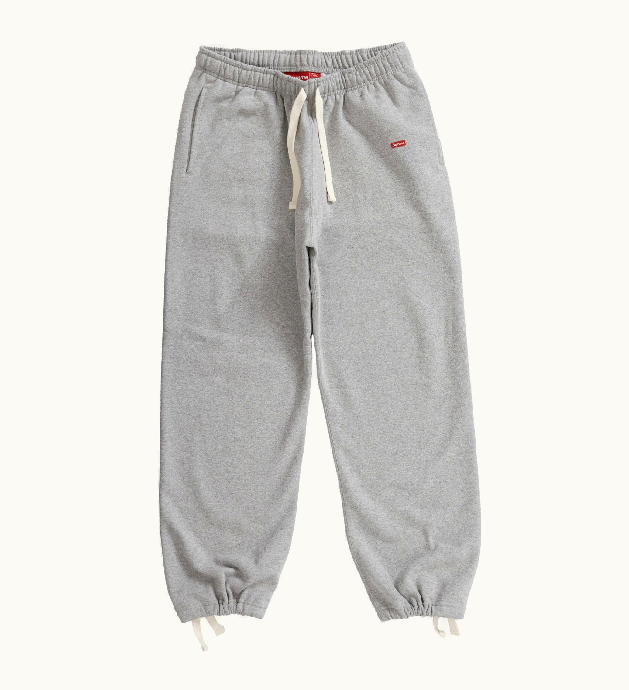 Supreme Supreme Small Box Drawcord Sweatpant Heather Grey