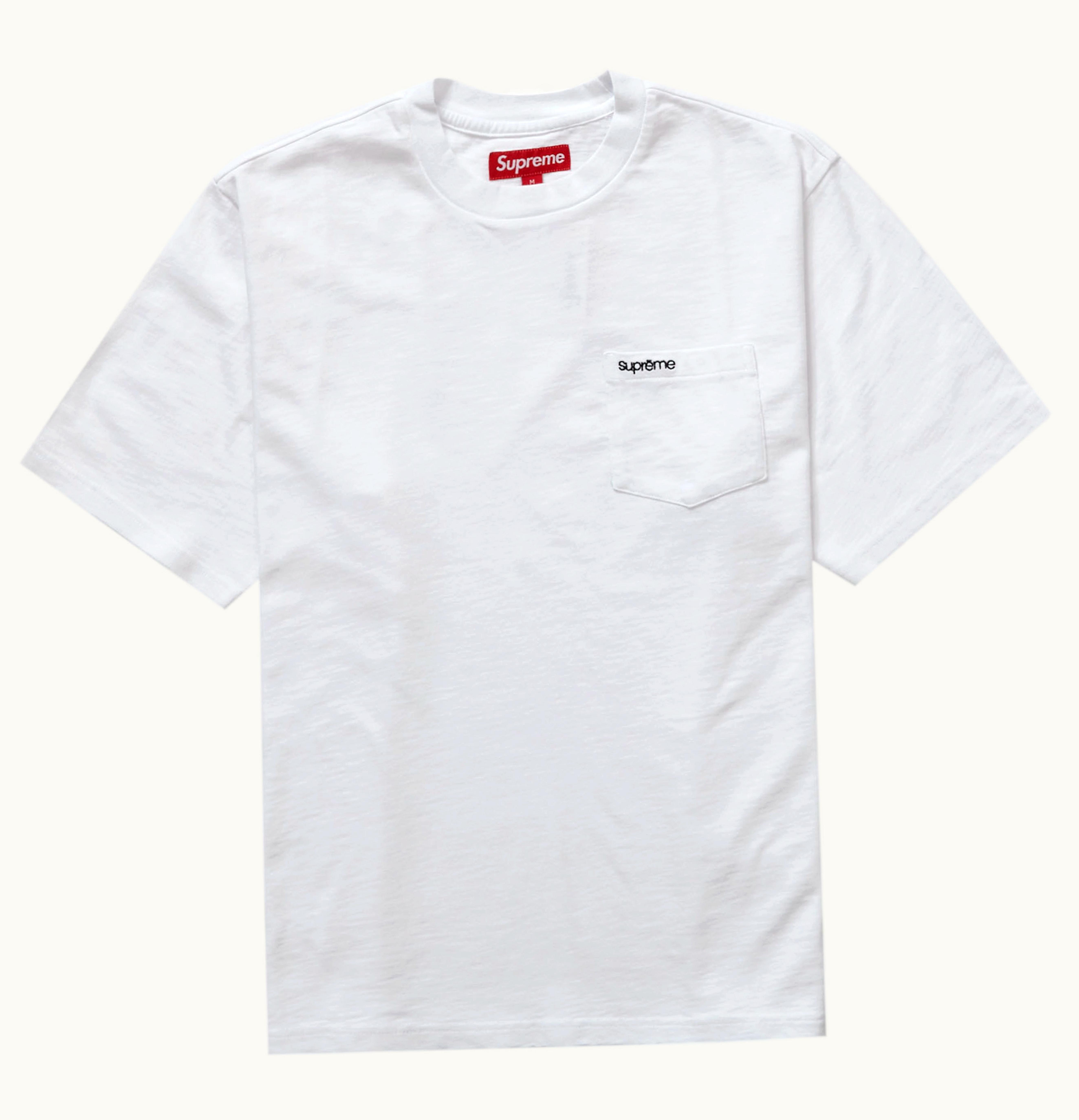 Supreme Supreme S S Pocket Tee FW23 White