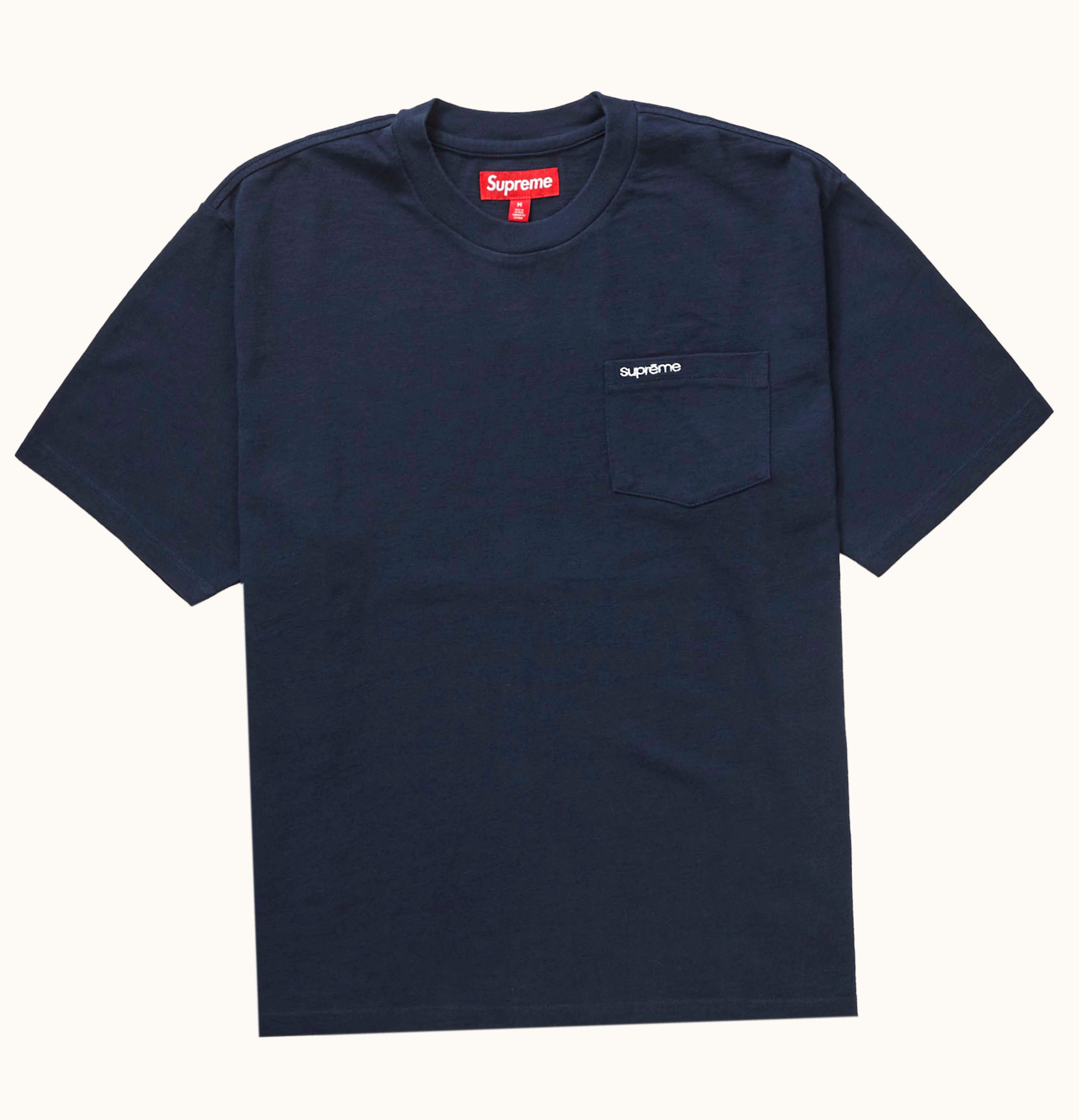 Supreme Supreme S S Pocket Tee FW23 Navy