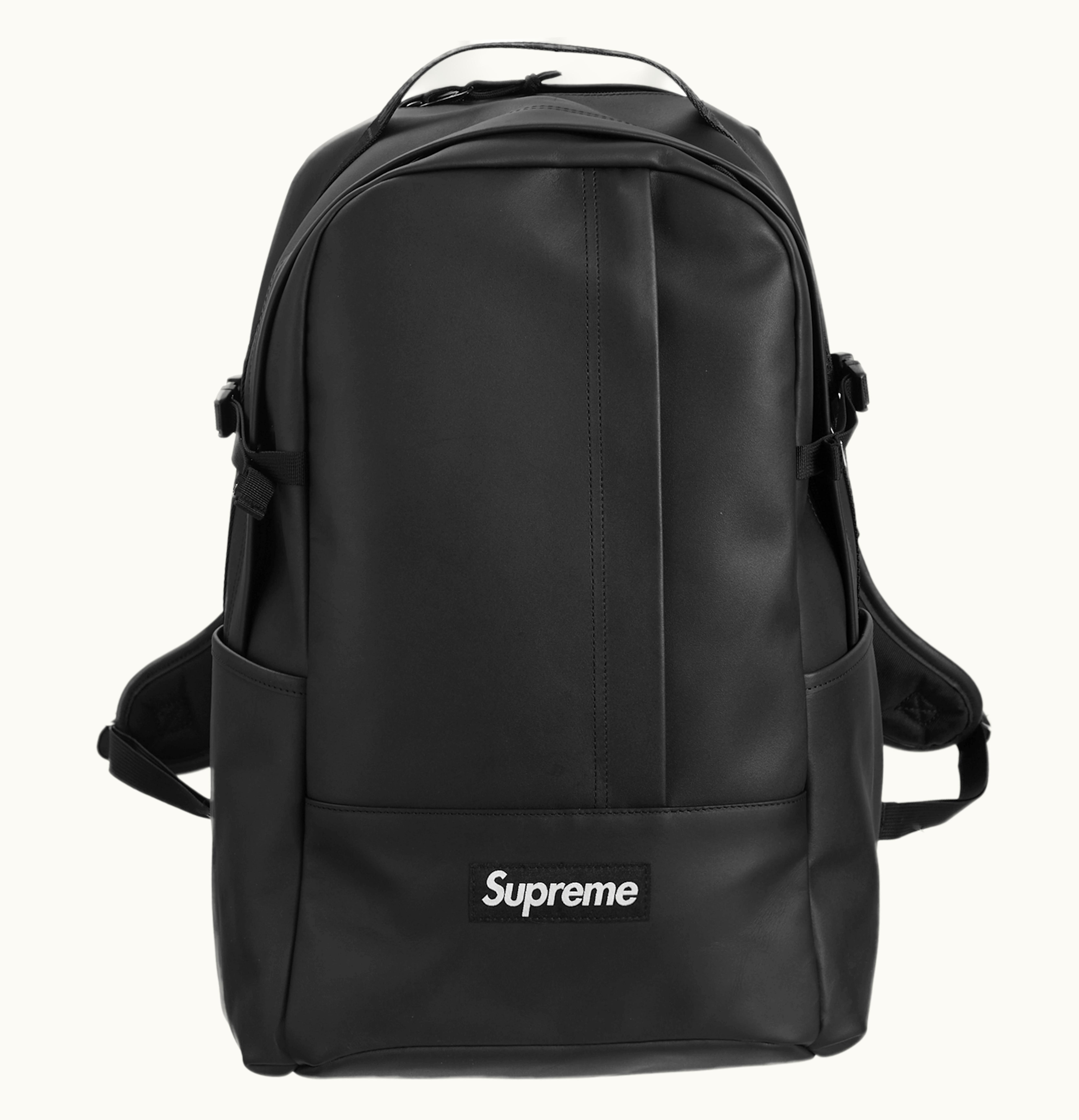 Supreme Supreme Leather Backpack Black