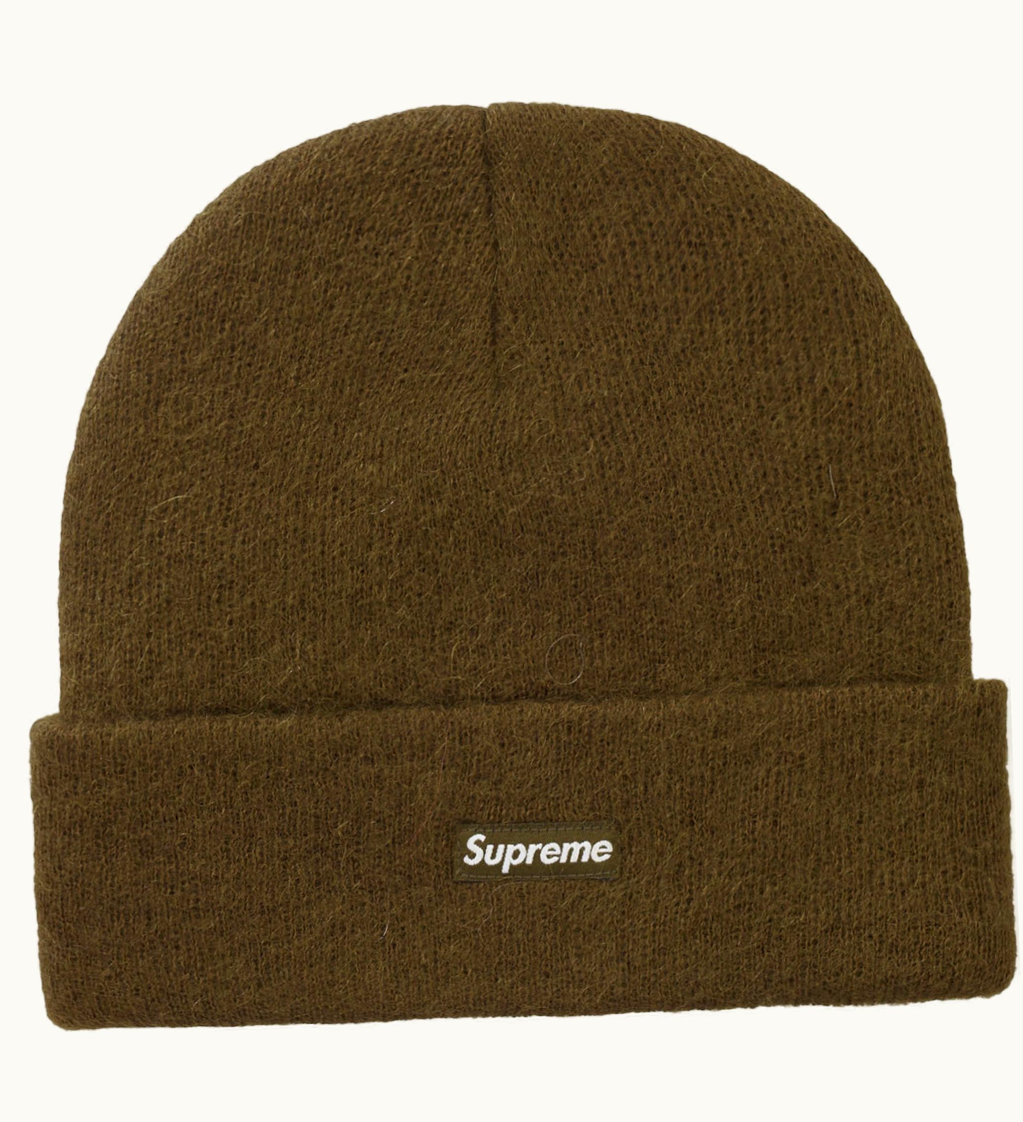 Supreme Supreme Mohair Beanie FW23 Dark Olive