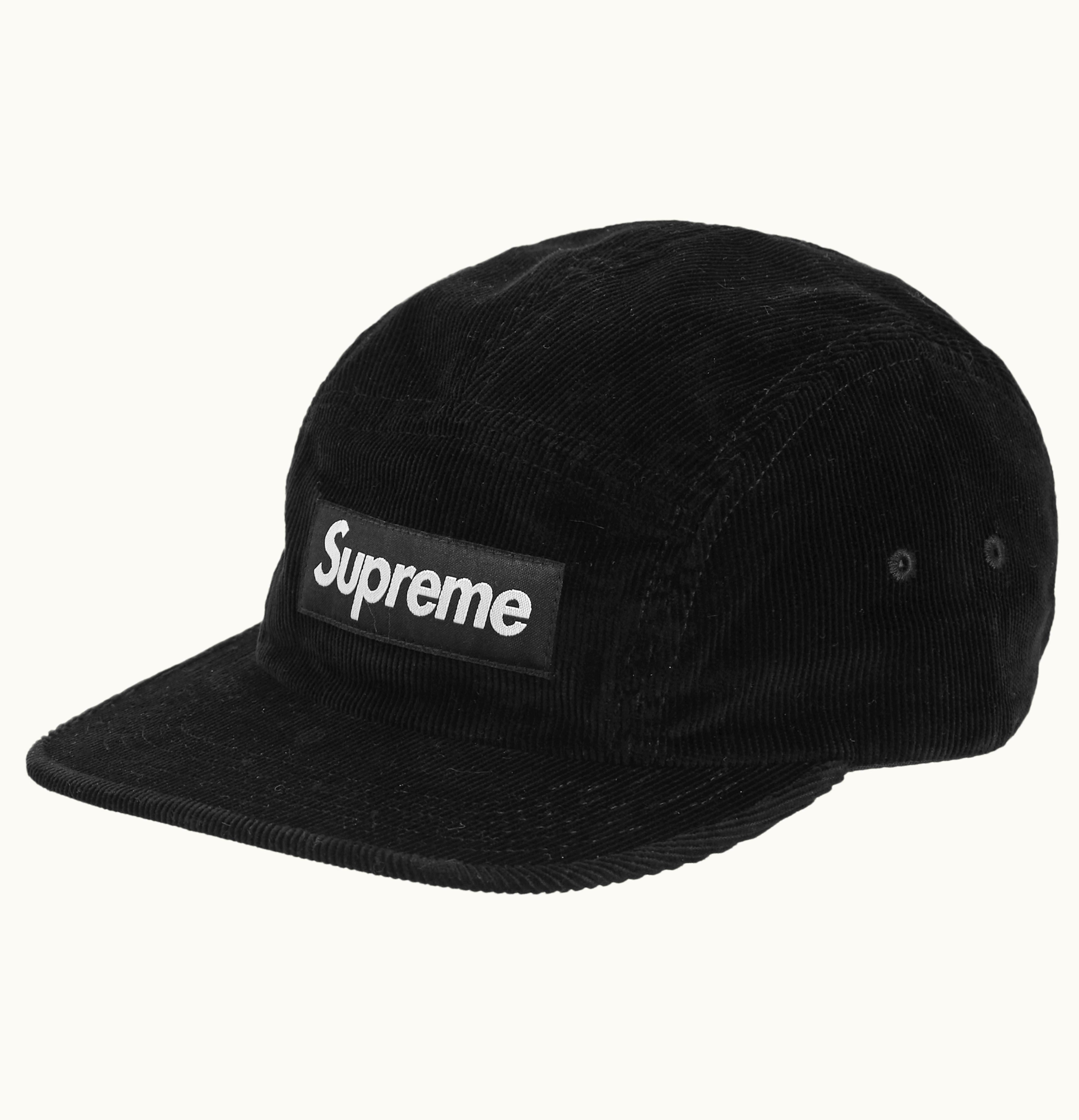 Supreme Supreme Corduroy Camp Cap FW23 Black