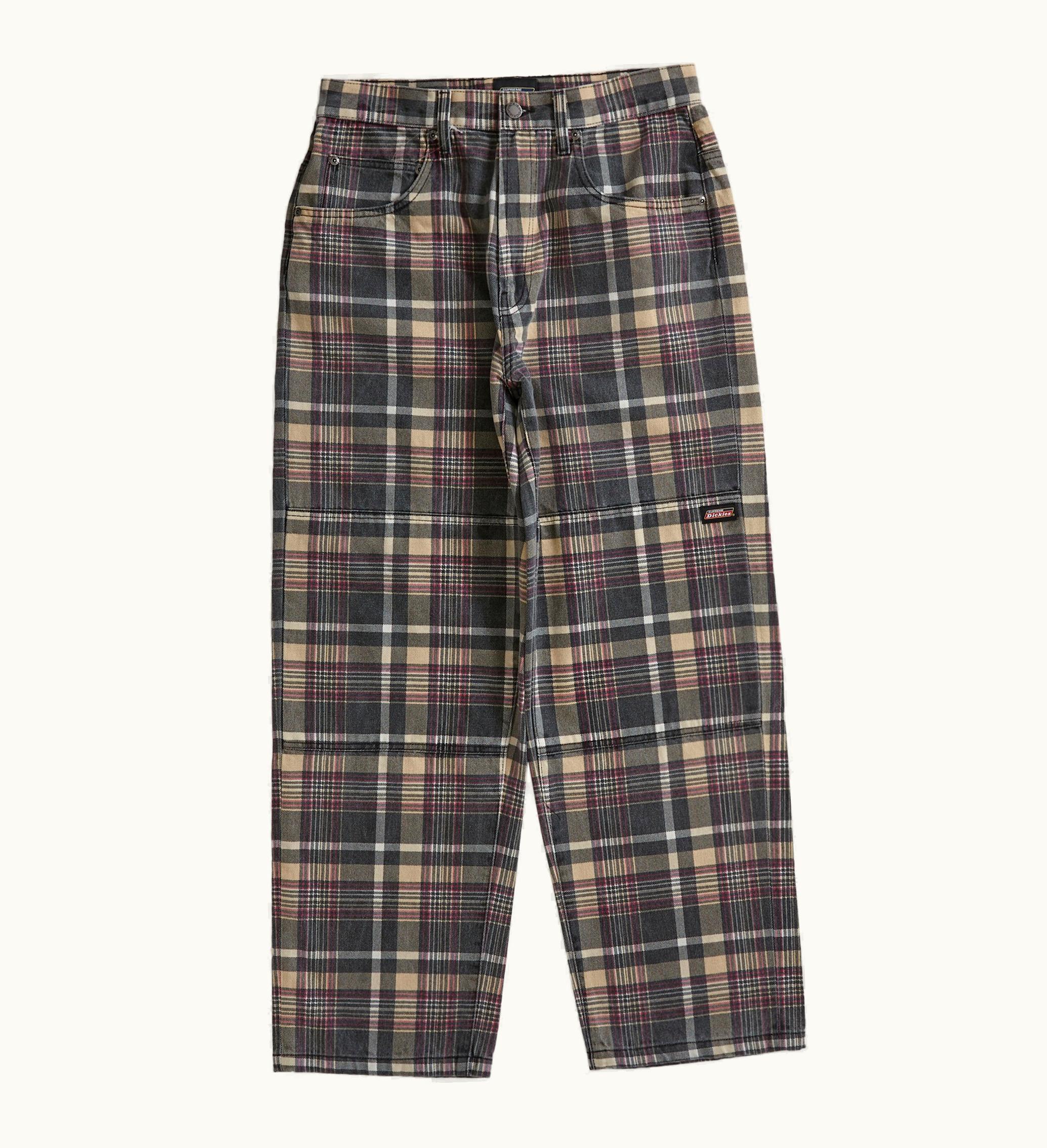 Supreme Supreme Dickies Double Knee Baggy Jean Brown Plaid