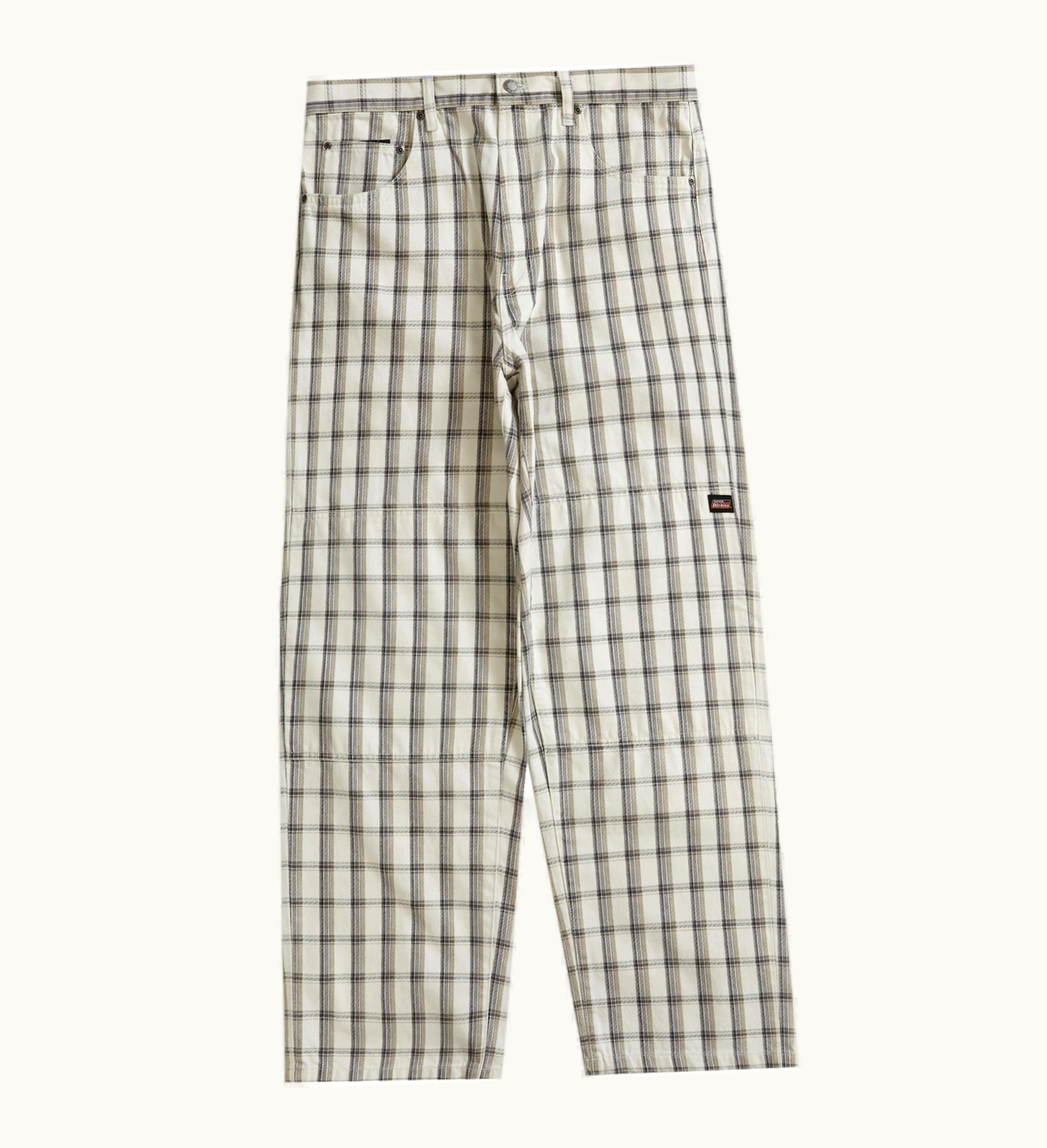 Supreme Supreme Dickies Double Knee Baggy Jean White Plaid