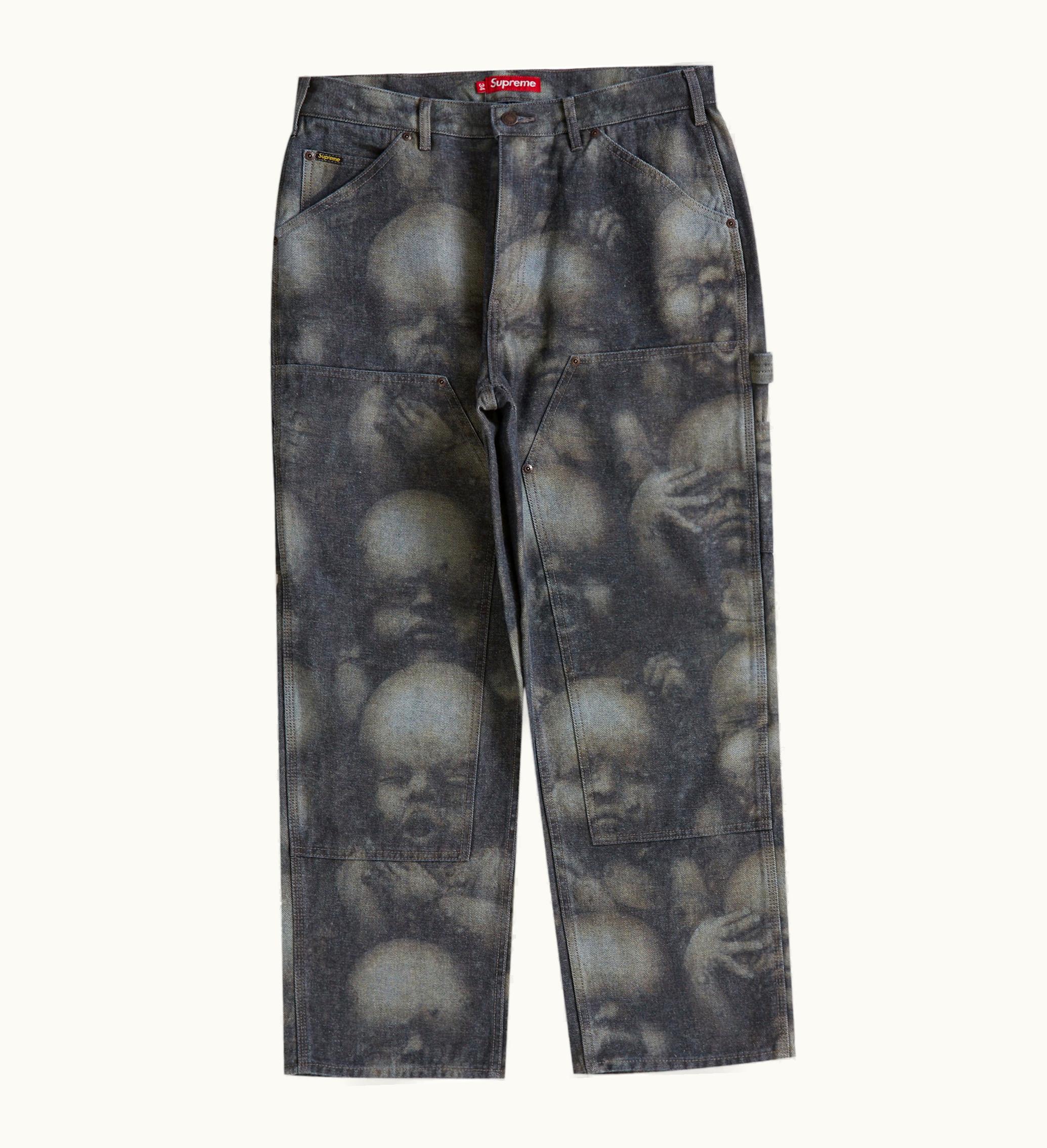 Supreme Supreme HR Giger Double Knee Jean Reverse Indigo