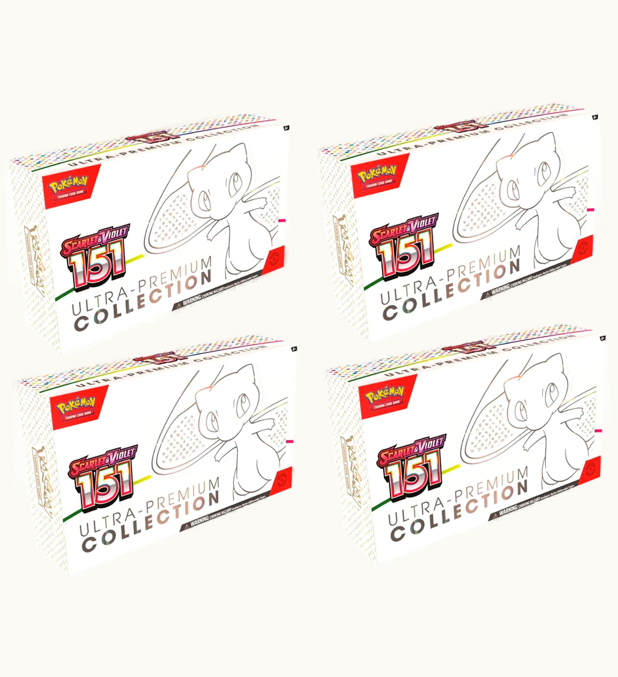 Pokemon TCG Scarlet Violet 15 Ultra Premium Collection 4x Lot